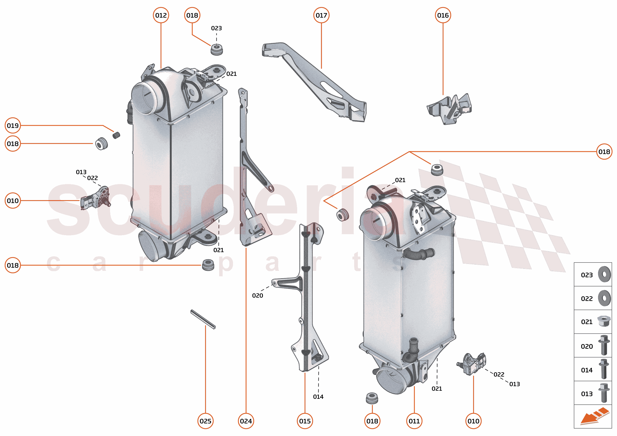 25 - AIR INDUCTION SYSTEMS AIS - 25.3 - AIS CHARGE AIR COOLING SYSTEM of McLaren McLaren McLaren Artura