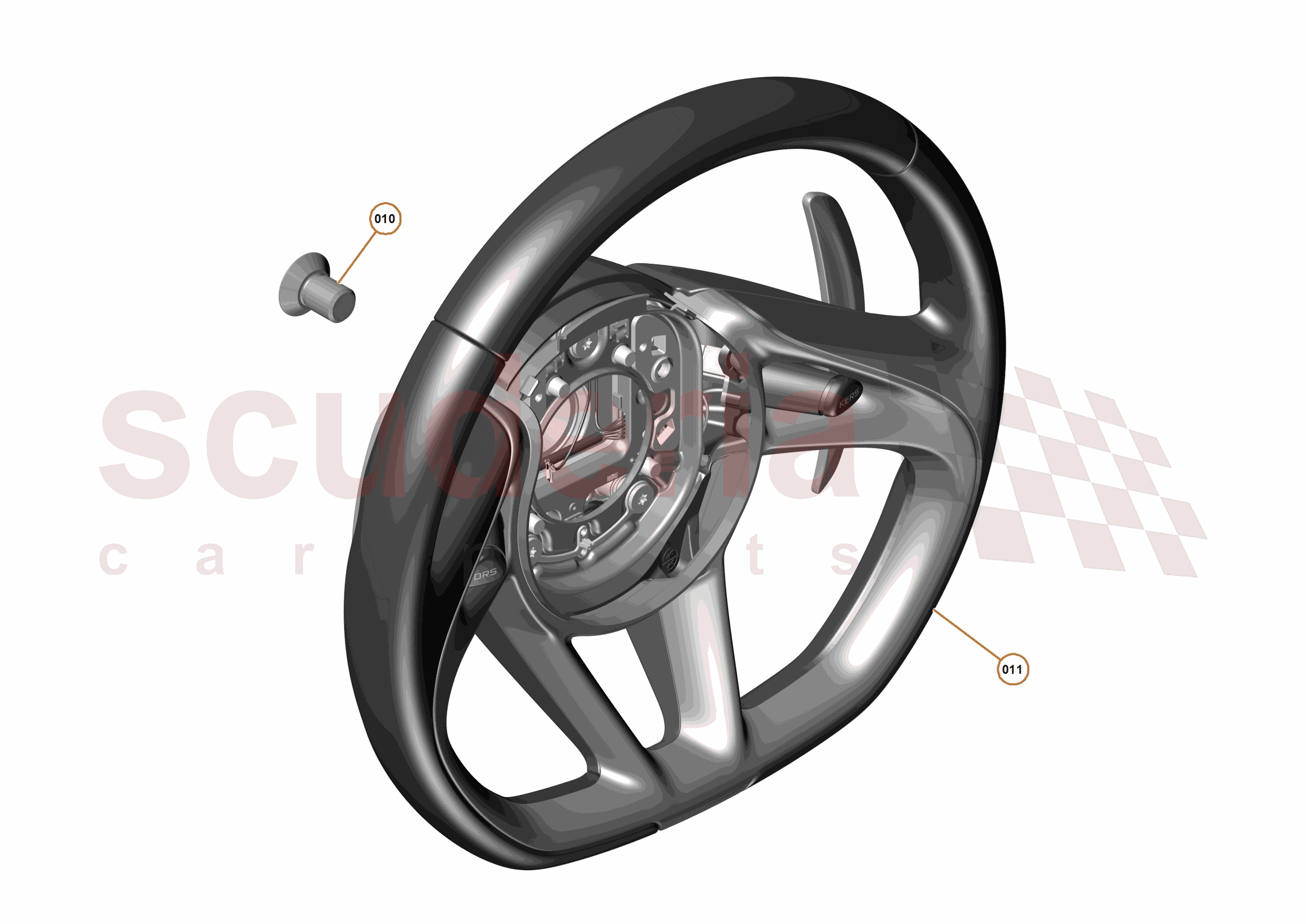 50 - INTERIOR RESTRAINTS - 50.5 - STEERING WHEEL of McLaren McLaren Ultimate Series McLaren P1 Coupe