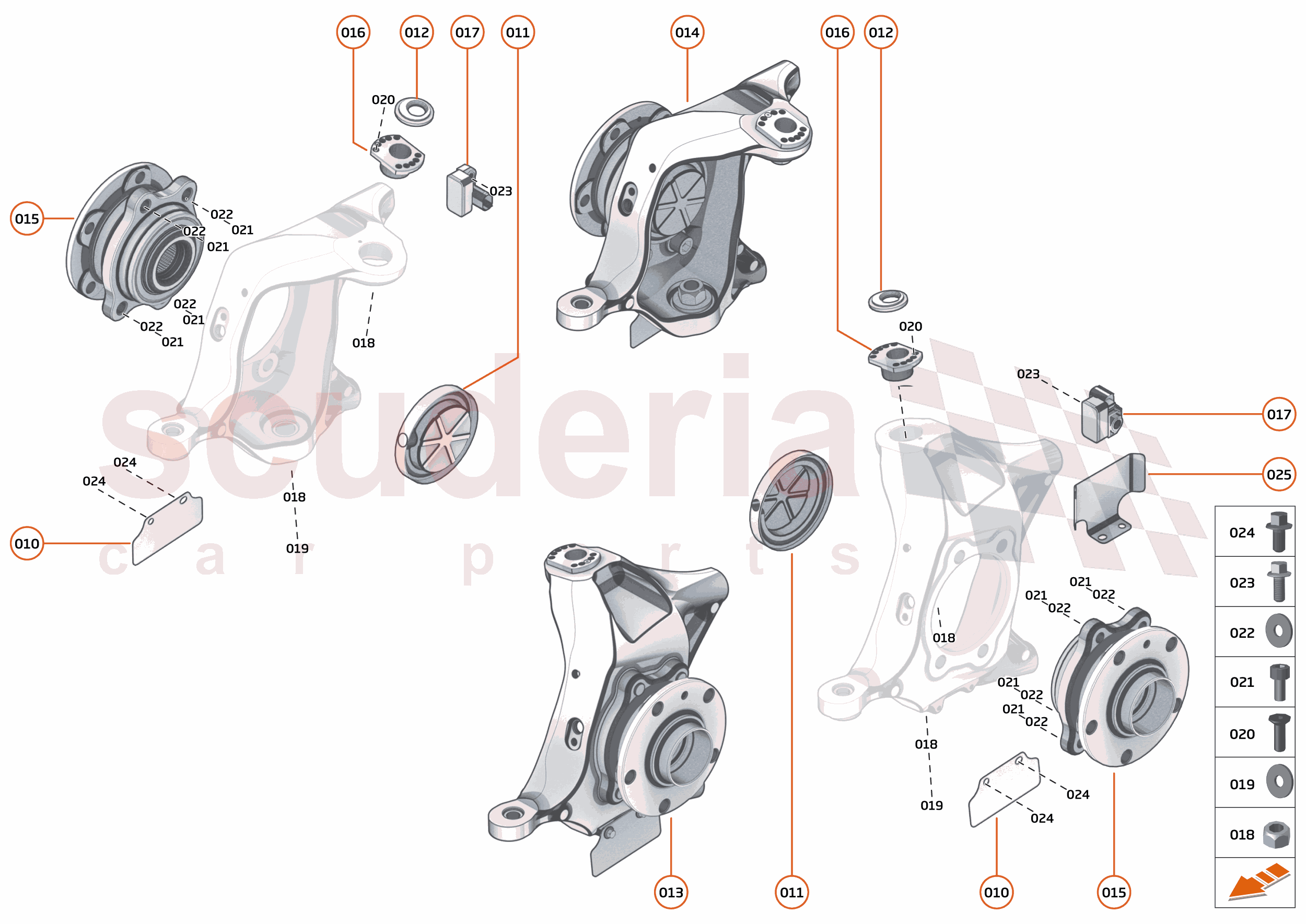 18 - SUSPENSION - 18.2 - UPRIGHTS FRONT of McLaren McLaren McLaren Artura
