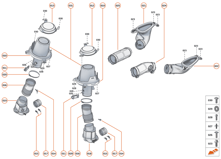 26 - AIR INDUCTION SYSTEMS - AIS - 26.1 - AIS - LOW PRESSURE SYSTEM of McLaren McLaren Ultimate Series McLaren Elva