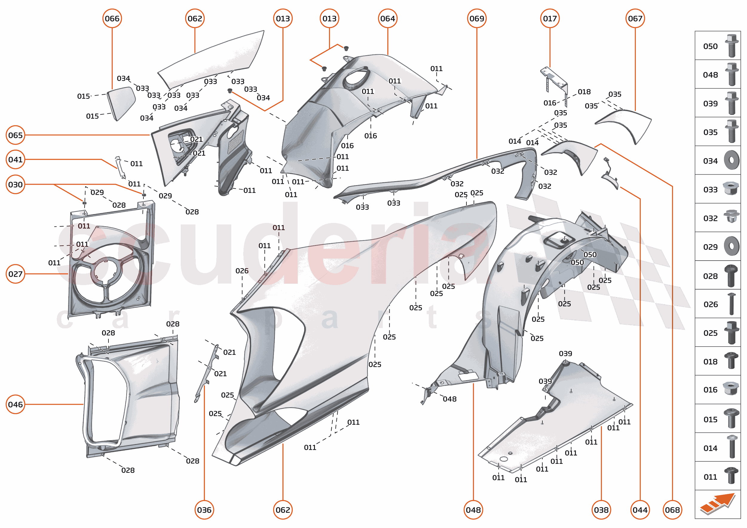 6 - PANELS - 6.5 - REAR PANELS - LH of McLaren McLaren Ultimate Series McLaren Senna