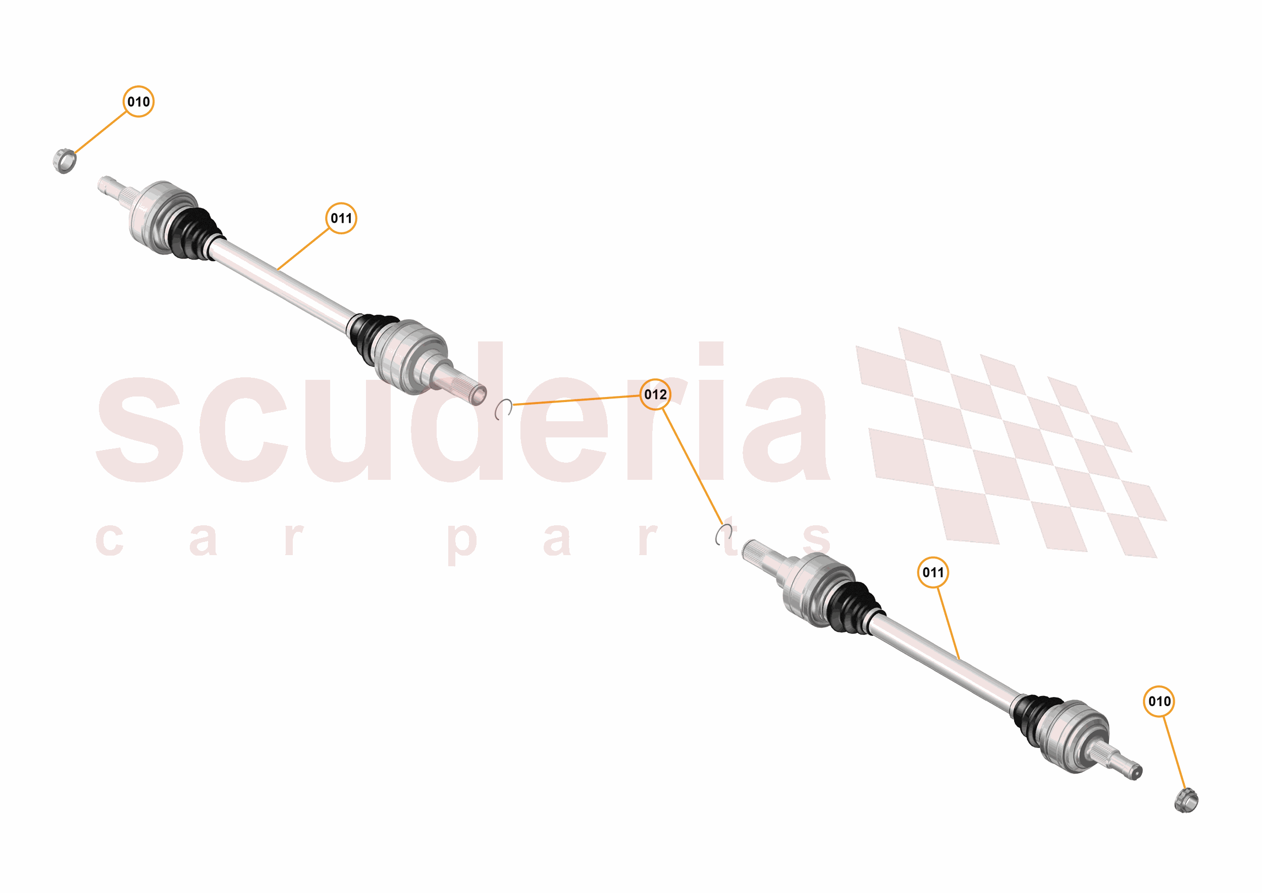 41 - DRIVESHAFTS - 41.1 - DRIVESHAFTS of McLaren McLaren McLaren 540C Coupe