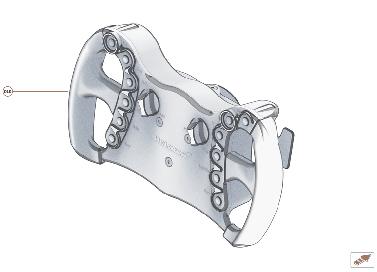43 - INTERIOR RESTRAINTS - 43.5 - STEERING WHEEL of McLaren McLaren Ultimate Series McLaren Senna GTR