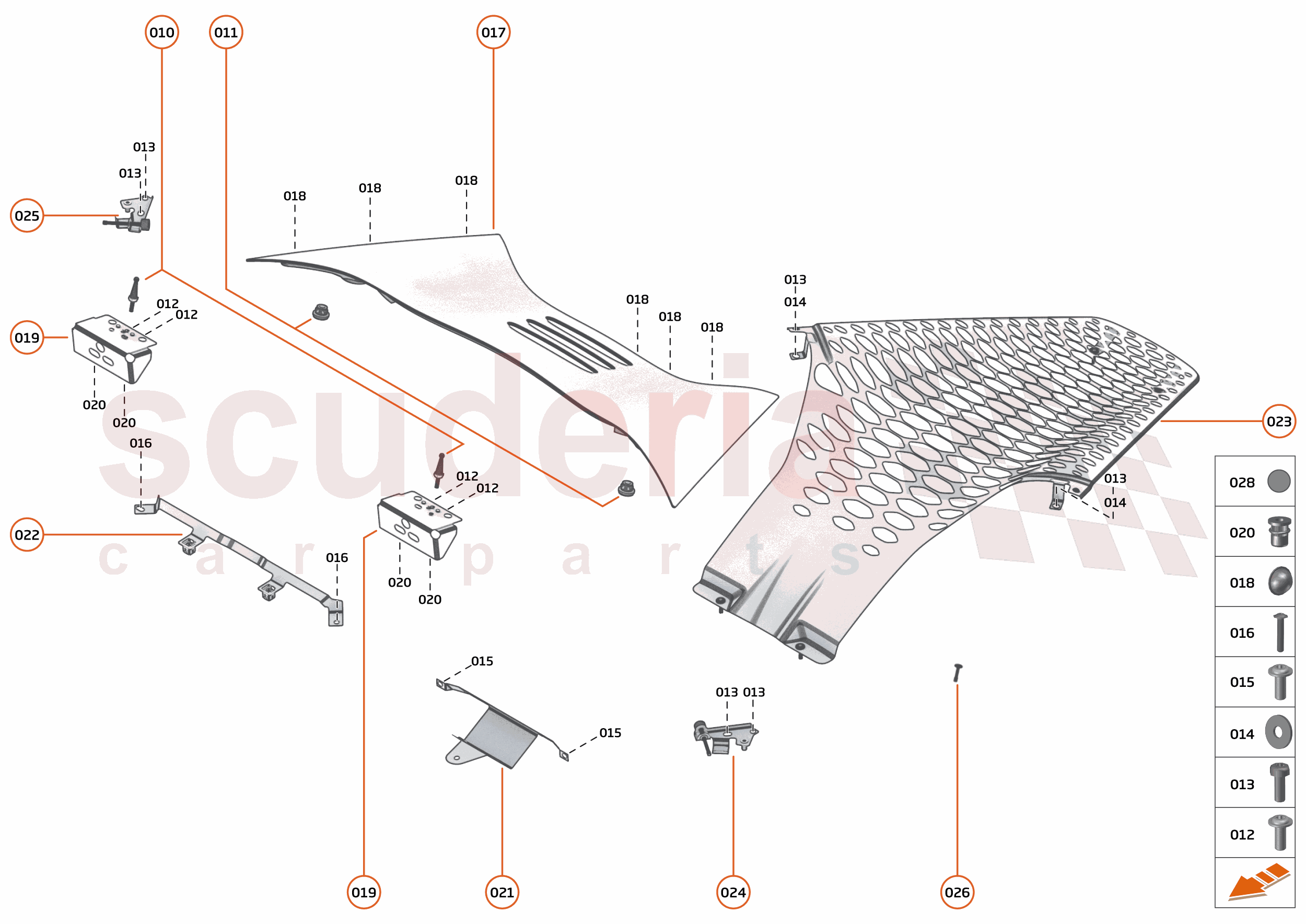 7 - CLOSURES - 7.9 - TAILGATE / ENGINE COVER STRUCTURE of McLaren McLaren McLaren 765LT