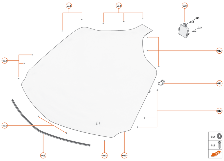 11 - GLAZING BODY - 11.1 - WINDSCREEN of McLaren McLaren Ultimate Series McLaren Speedtail