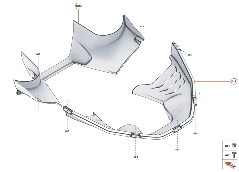 6 - PANELS - 6.8 - ENGINE BAY PANELS of McLaren McLaren Ultimate Series McLaren Senna