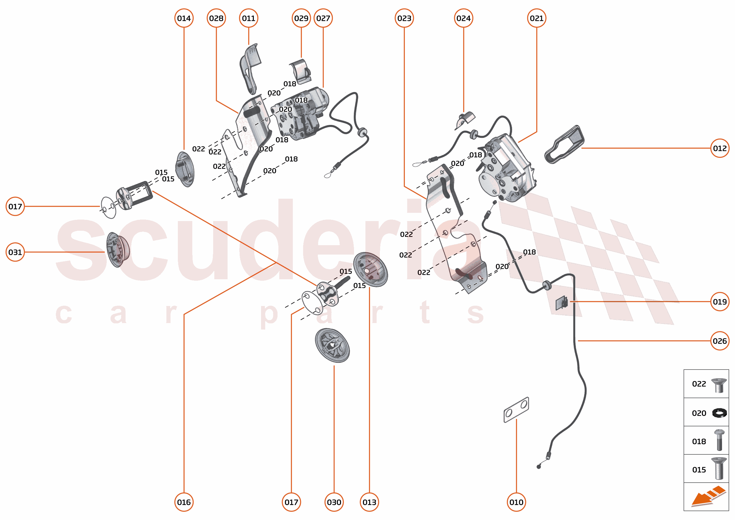 10 - CLOSURES_ANCILLARIES - 10.3 - DOOR LATCH of McLaren McLaren McLaren GT