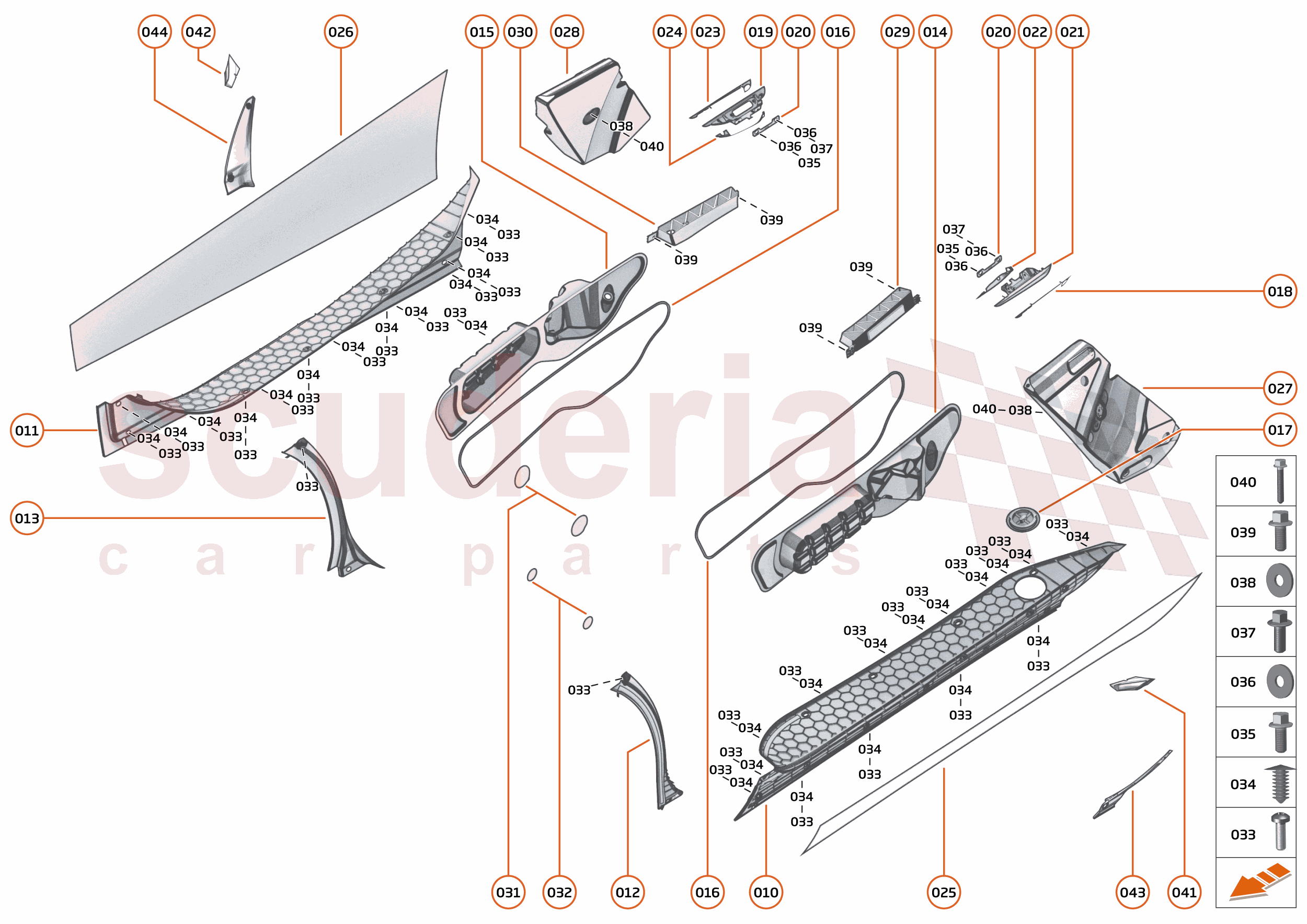 12 - EXTERIOR ORNAMENTATION - 11.3 - DOOR HARDWARE of McLaren McLaren McLaren Artura