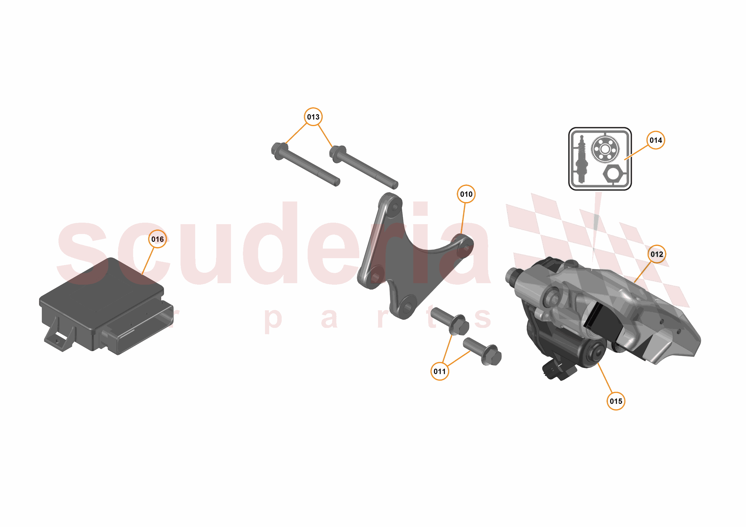 10 - C2 - PARKING BRAKE SYSTEM - 10.1 - 01 - PARKING BRAKE SYSTEM of McLaren McLaren McLaren 675LT Coupe