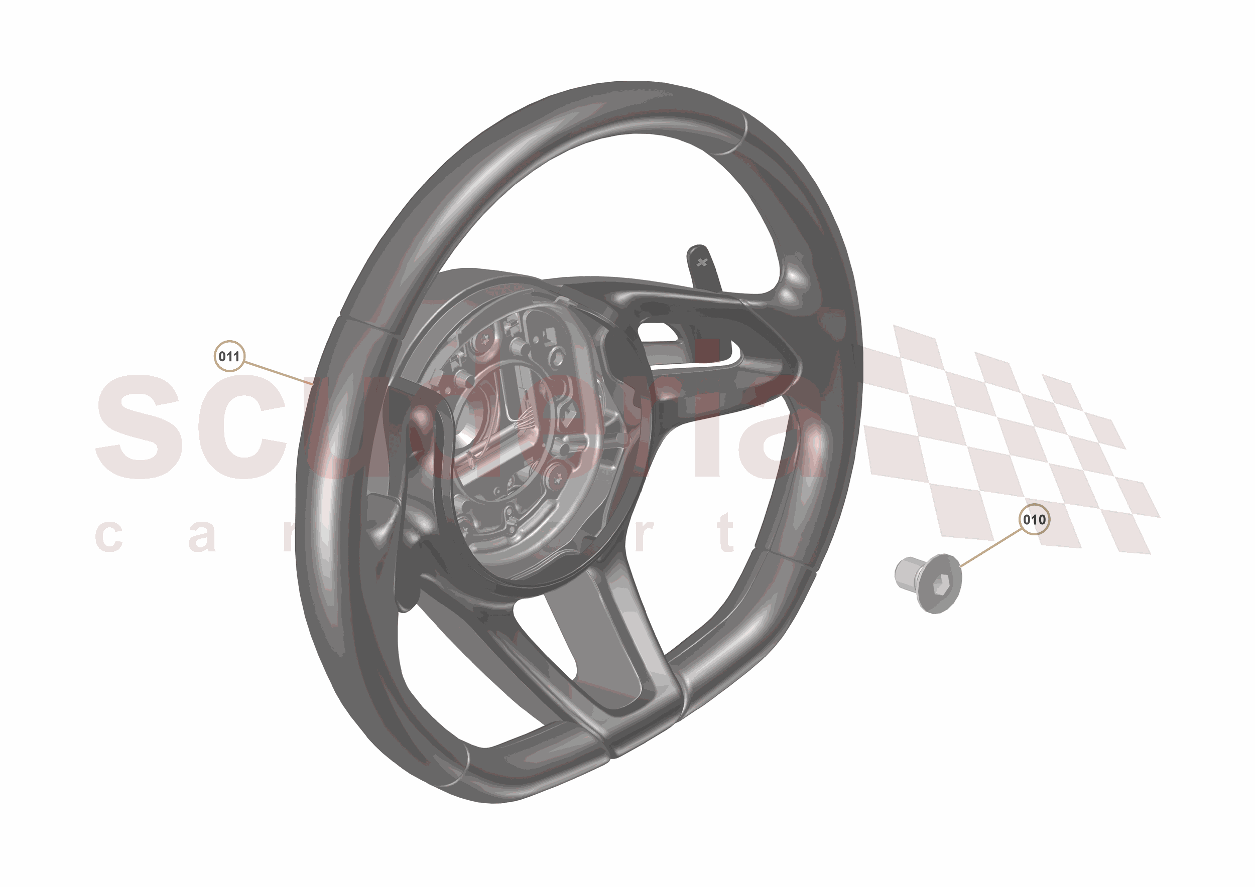 48 - INTERIOR RESTRAINTS - 48.5 - STEERING WHEEL of McLaren McLaren McLaren 540C Coupe