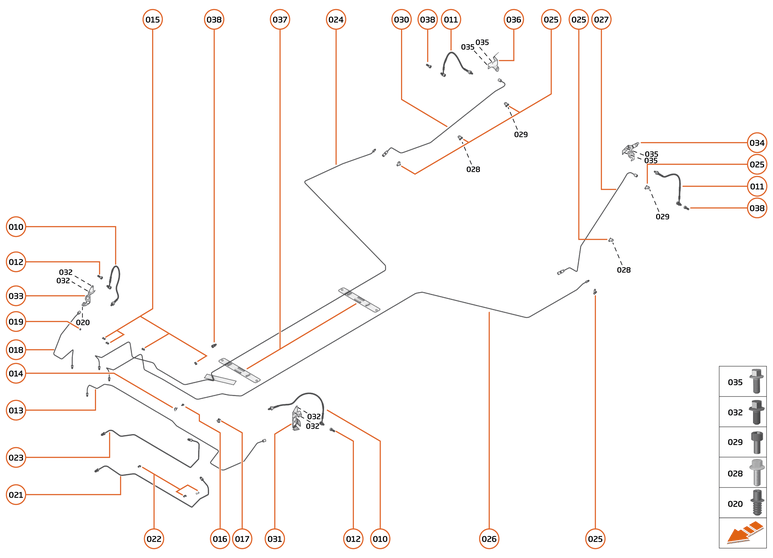 17 - BRAKES - 17.8 - BRAKE PIPES of McLaren McLaren Ultimate Series McLaren Elva