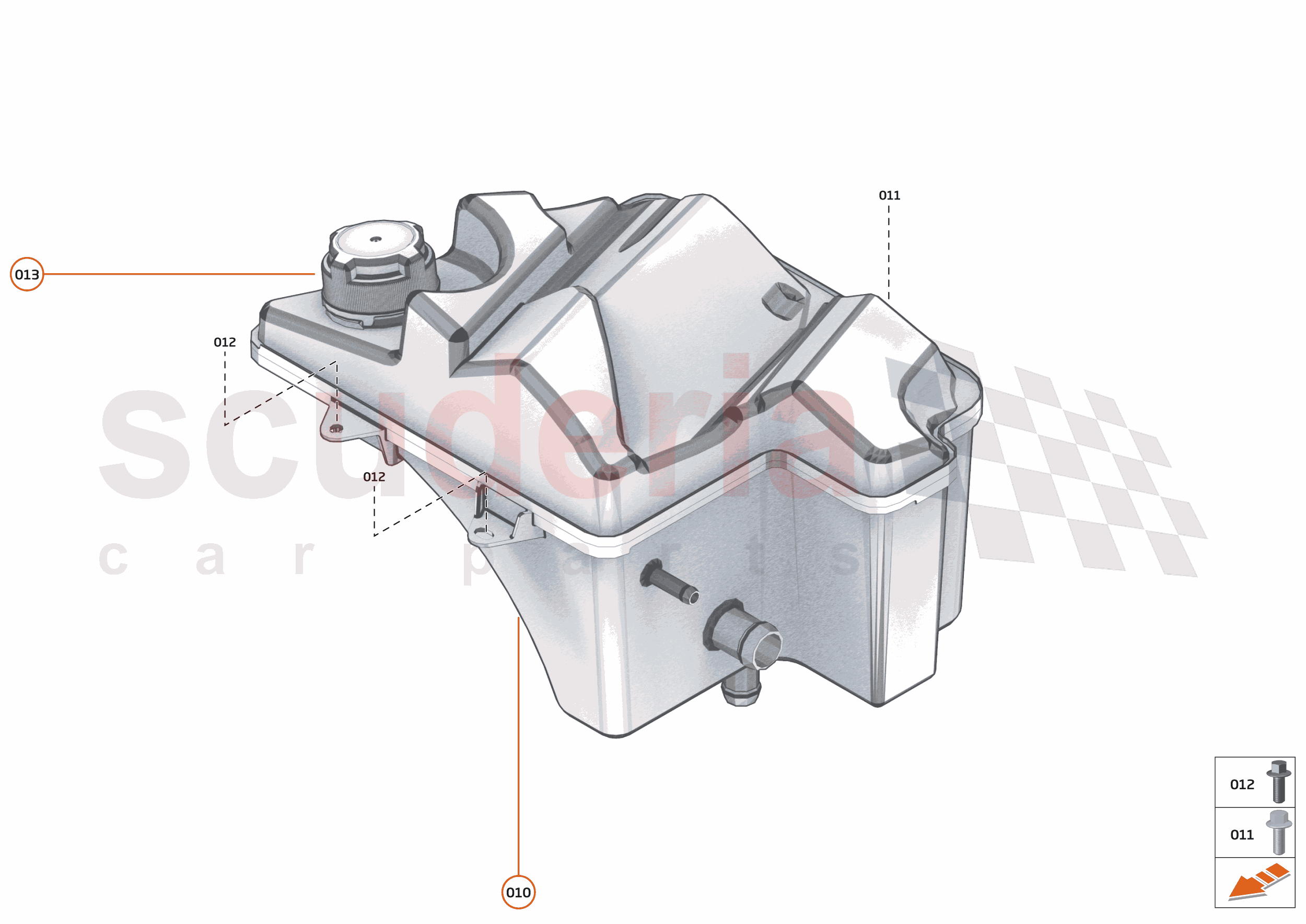 31 - COOLING - HIGH TEMP - 31.3 - HEADER TANK of McLaren McLaren McLaren 750S Spider