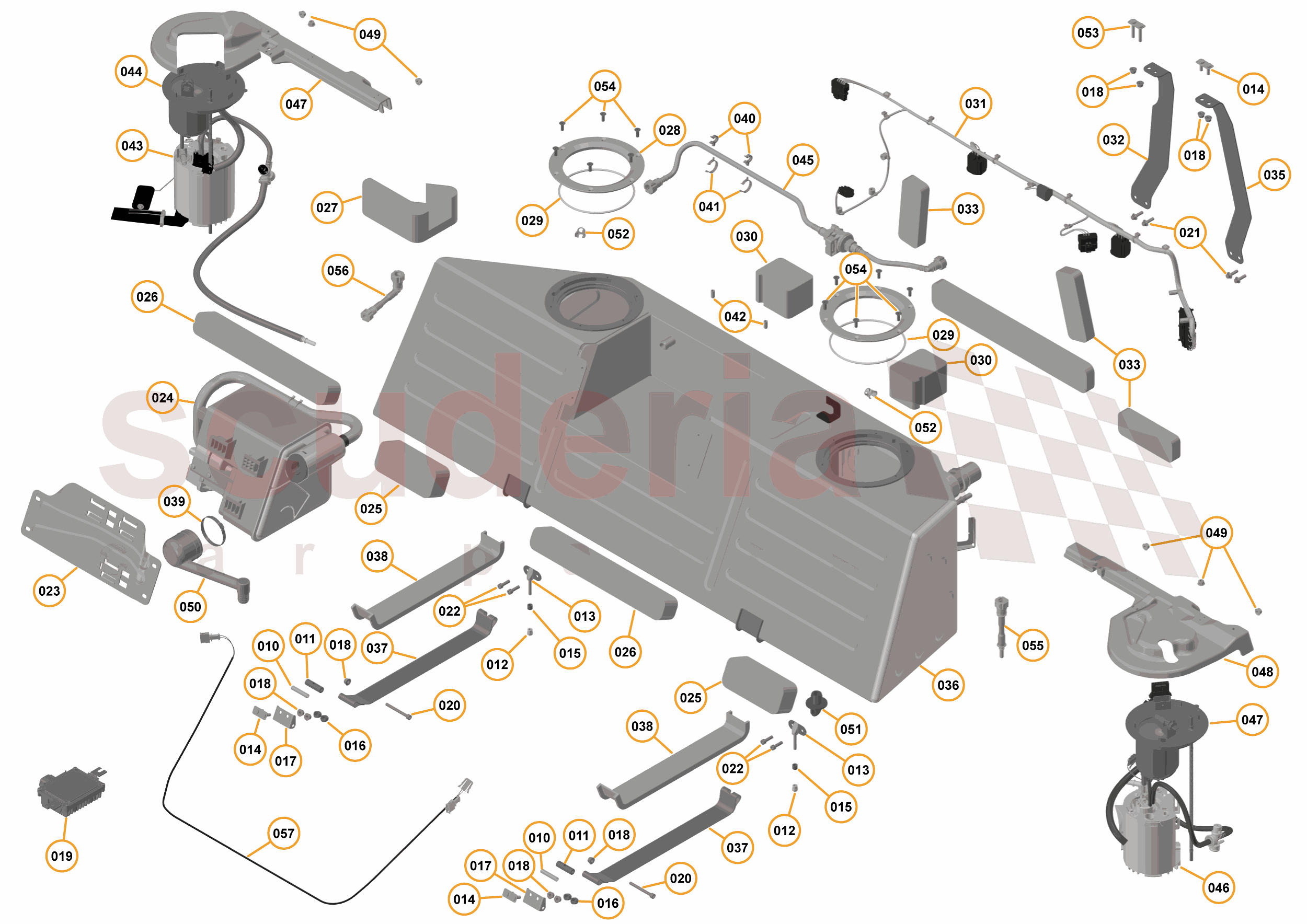 13 - K1 - FUEL SYSTEM - 13.1 - 01 - FUEL TANK of McLaren McLaren McLaren 675LT Coupe
