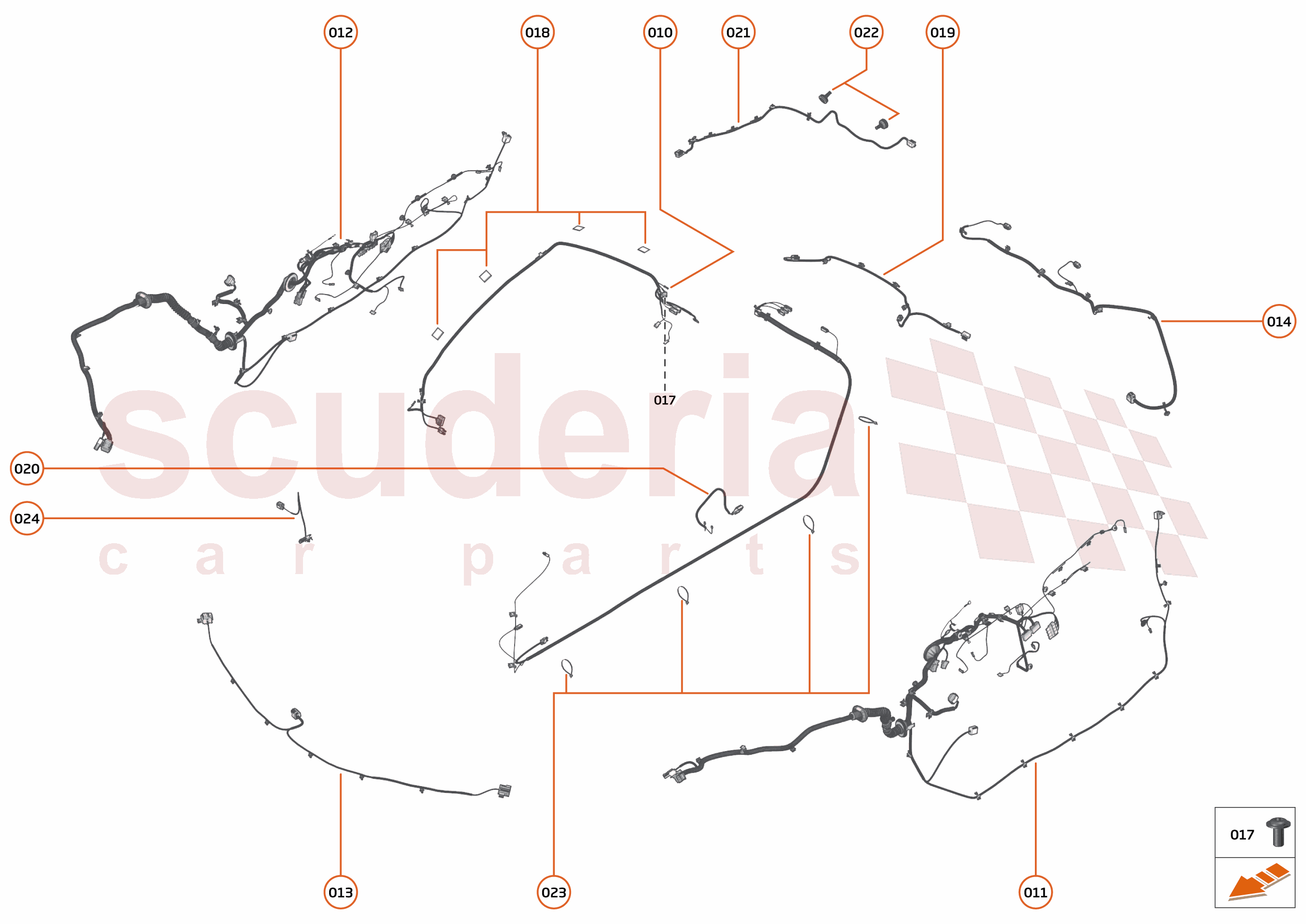 42 - WIRING HARNESS - 42.3 - NON-BODY WIRING HARNESS of McLaren McLaren McLaren 720S Spider