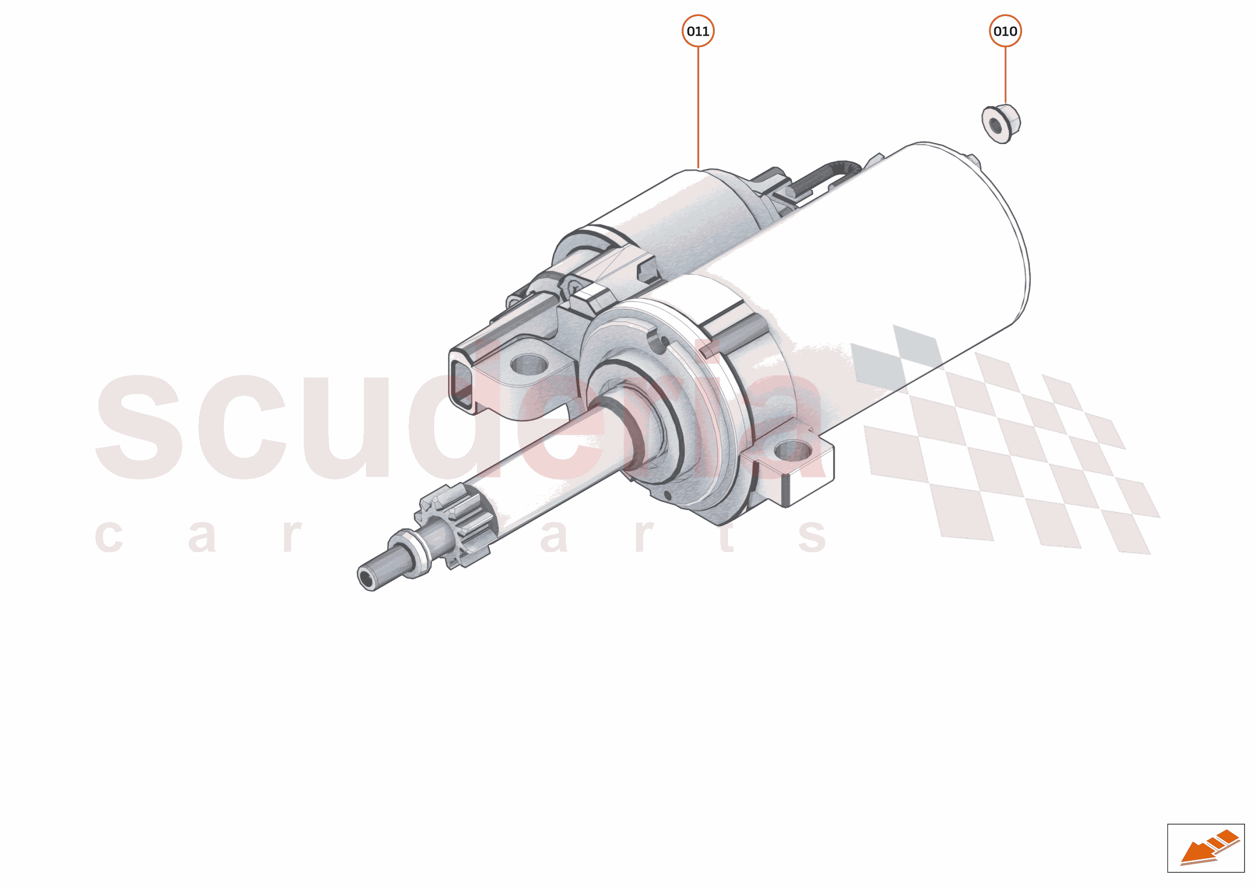 24 - ENGINE ANCILLIARIES - 24.1 - STARTER MOTOR of McLaren McLaren Ultimate Series McLaren Elva