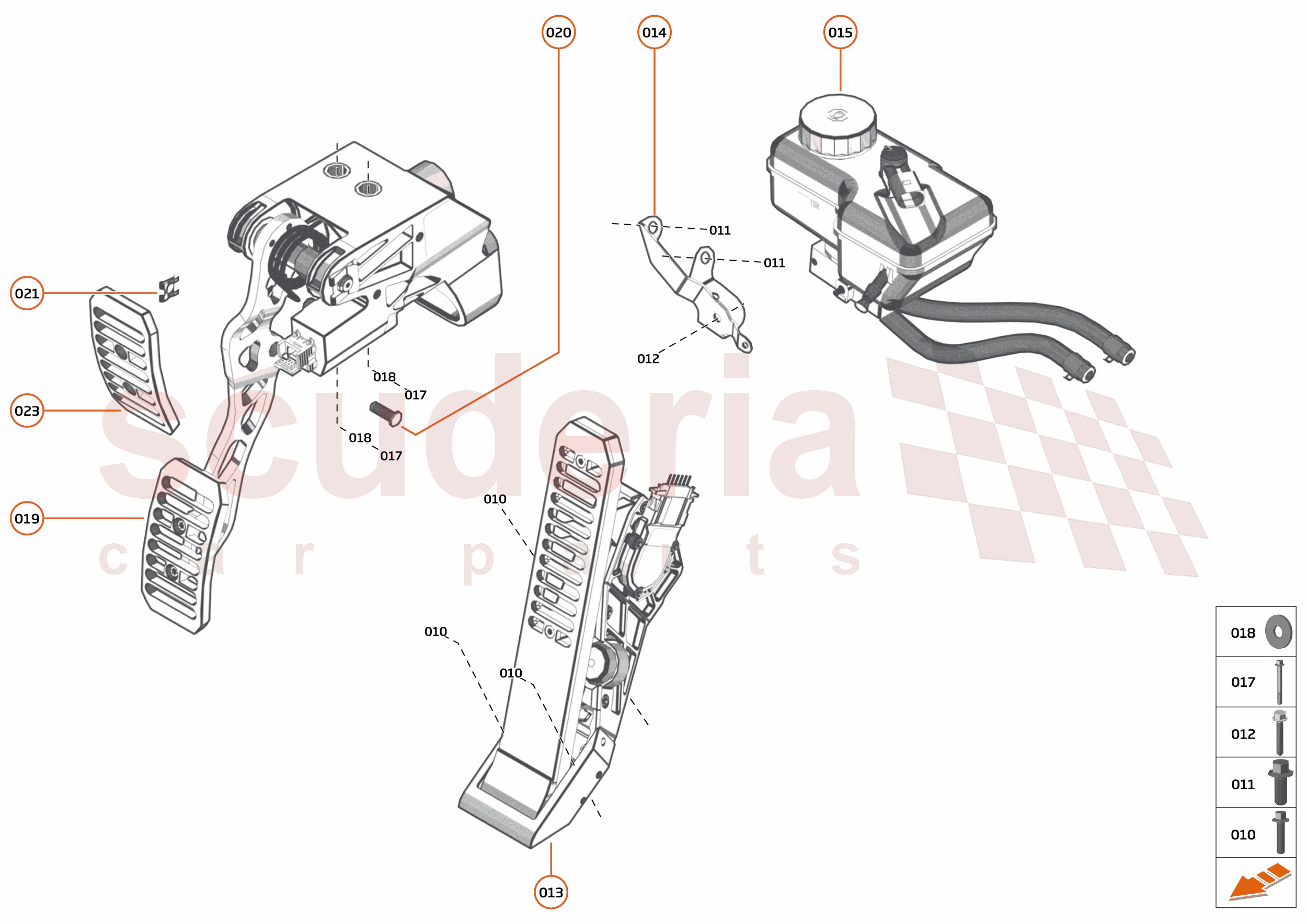 23 - BRAKES - SYSTEMS - 23.1 - PEDAL BOX of McLaren McLaren McLaren 620R