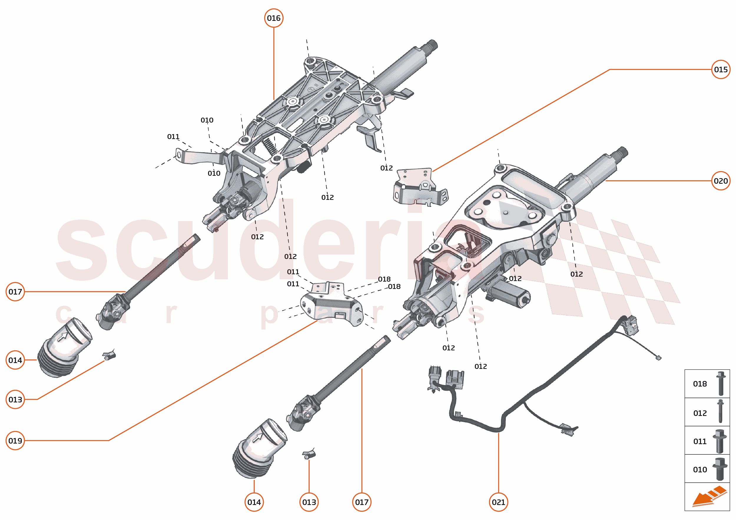 20 - STEERING - 20.4 - STEERING COLUMN of McLaren McLaren Ultimate Series McLaren Senna
