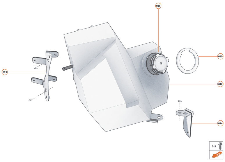 31 - COOLING SYSTEM - 31.3 - HEADER TANK of McLaren McLaren Ultimate Series McLaren Senna GTR