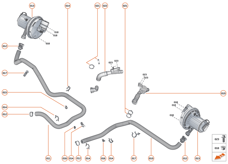 28 - EMISSIONS SYSTEM - 28.1 - SECONDARY AIR INJECTION SYSTEM of McLaren McLaren Ultimate Series McLaren Elva