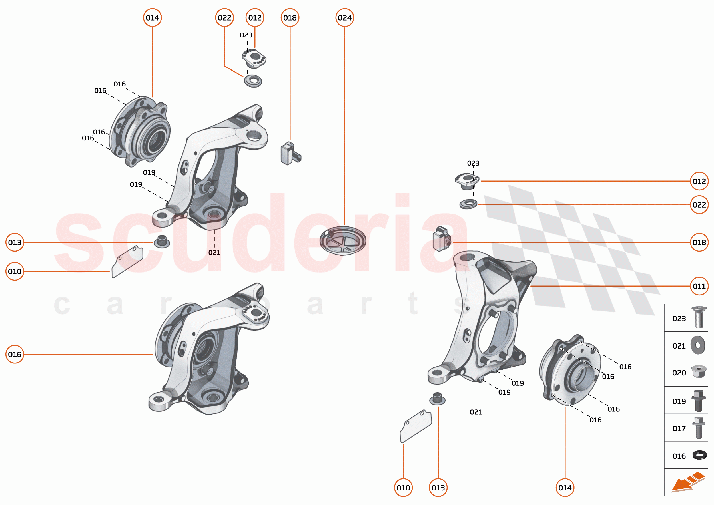 18 - SUSPENSION - 18.2 - UPRIGHTS FRONT of McLaren McLaren GT