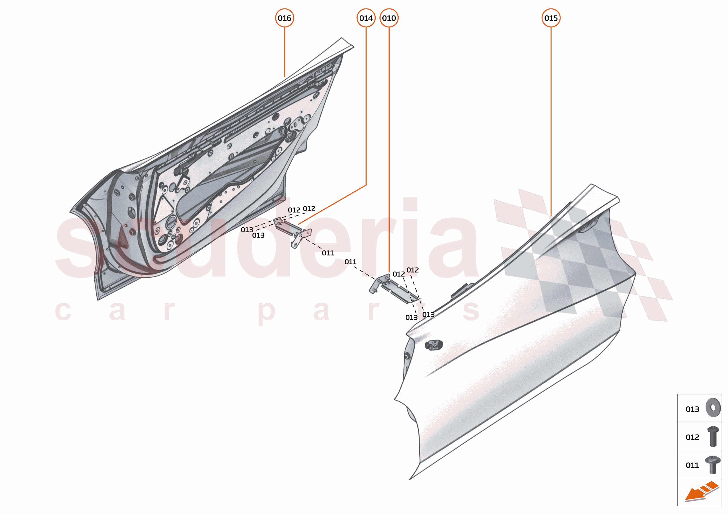 7 - CLOSURES - 7.3 - DOOR STRUCTURE of McLaren McLaren McLaren Artura