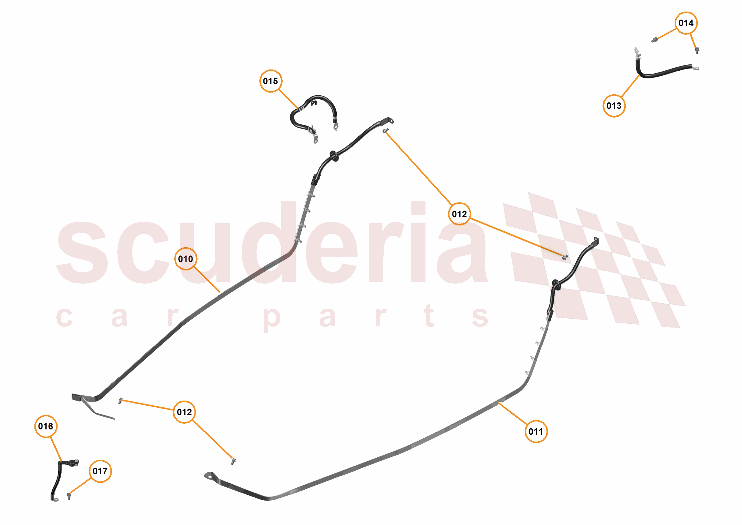 45 - WIRING HARNESS - 45.1 - POWER AND GROUND DISTRIBUTION of McLaren McLaren Ultimate Series McLaren P1 Coupe