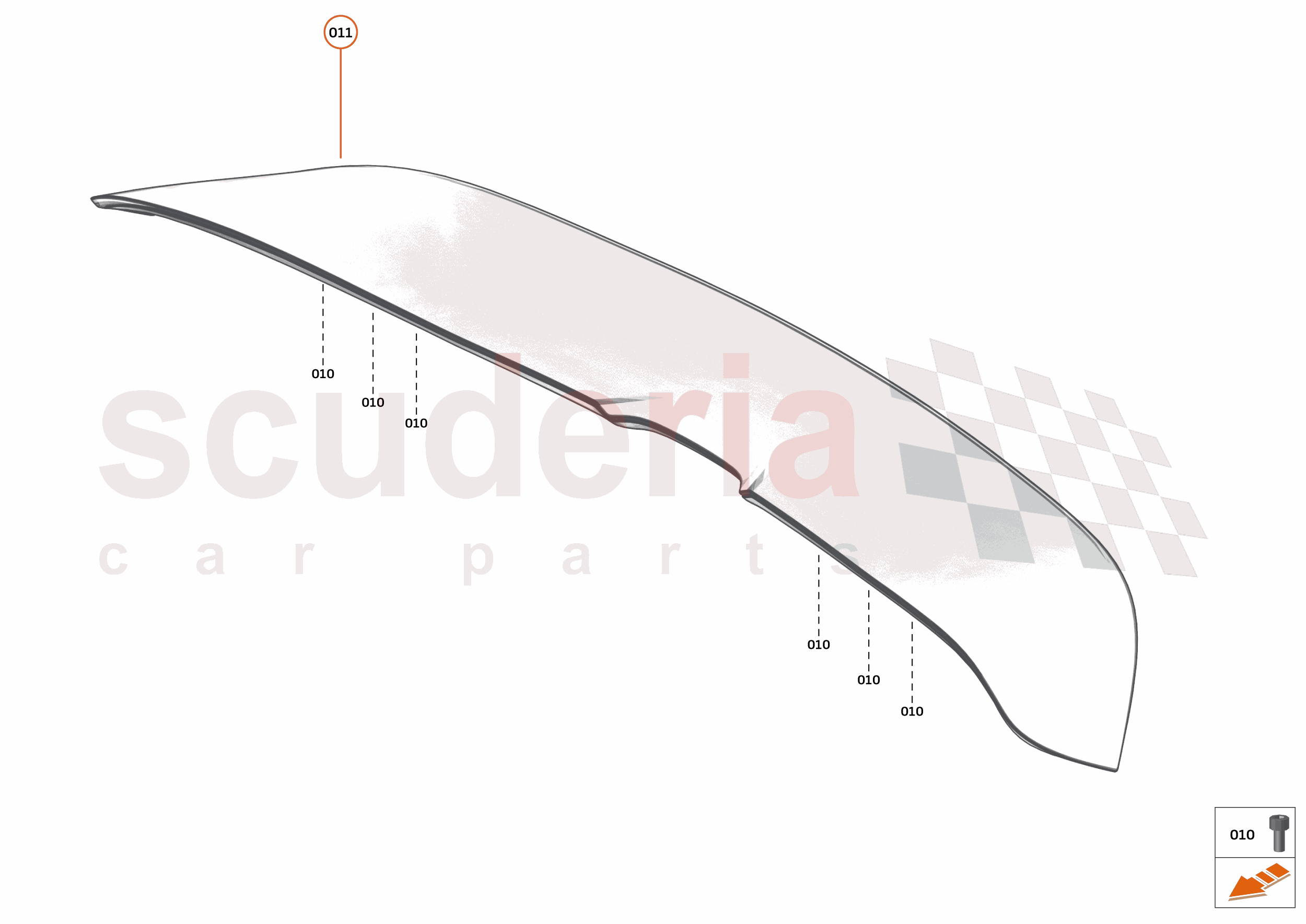 9 - ACTIVE AERO - 9.1 - REAR ACTIVE AERO PANELS of McLaren McLaren McLaren 720S Spider