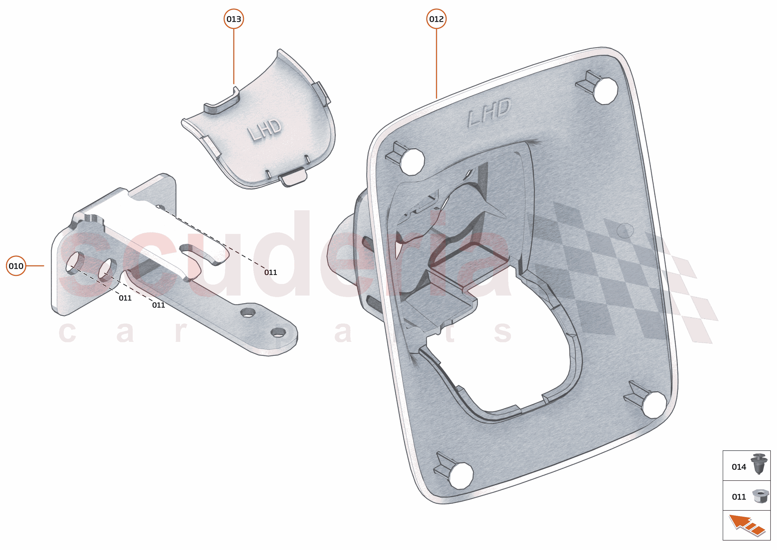 40 - INTERIOR SYSTEMS - 40.3 - ASSY FACIA CONSOLE of McLaren McLaren McLaren Artura