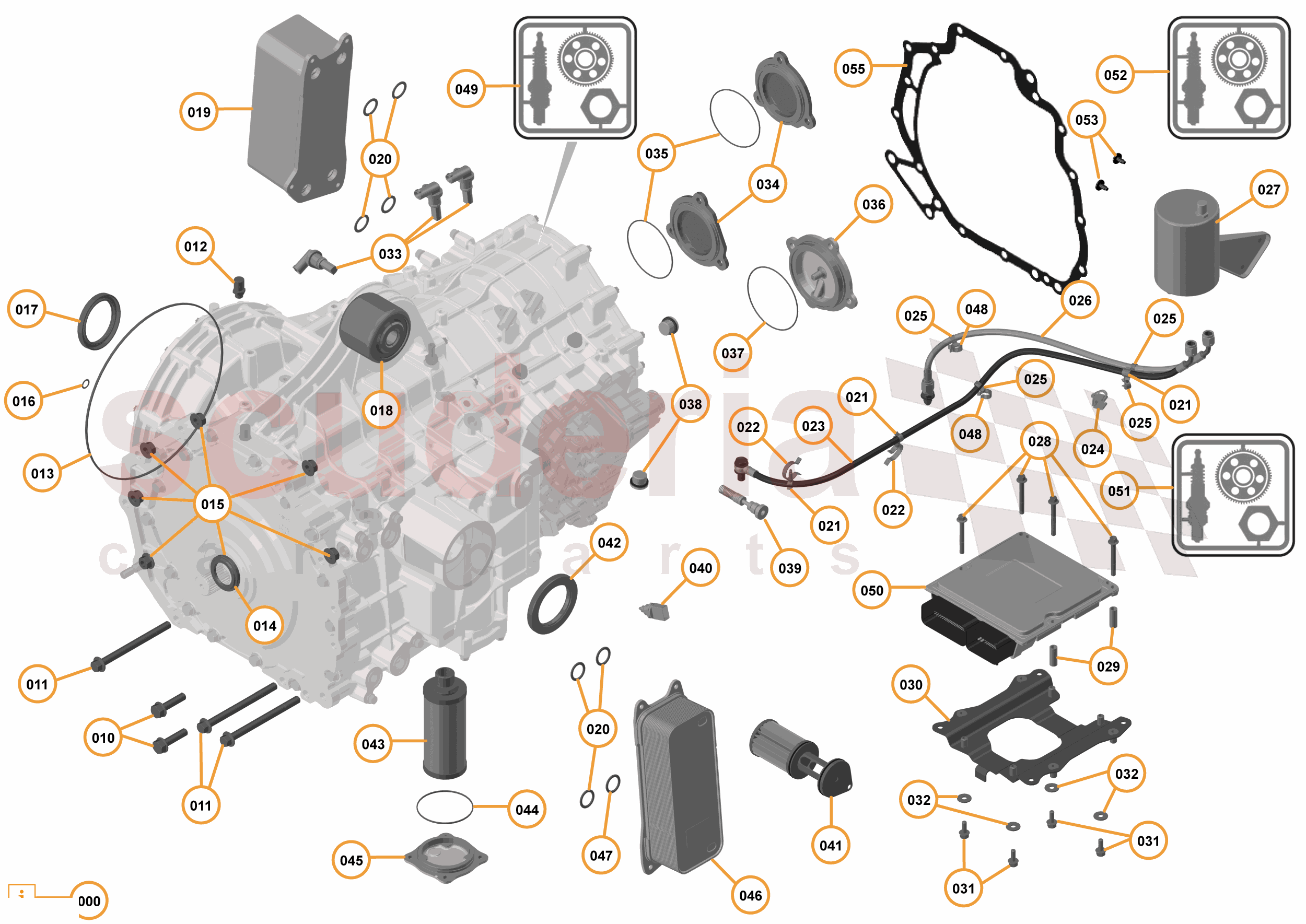 19 - G1 - TRANSMISSION - 19.1 - 01 - TRANSMISSION of McLaren McLaren McLaren 12C Coupe