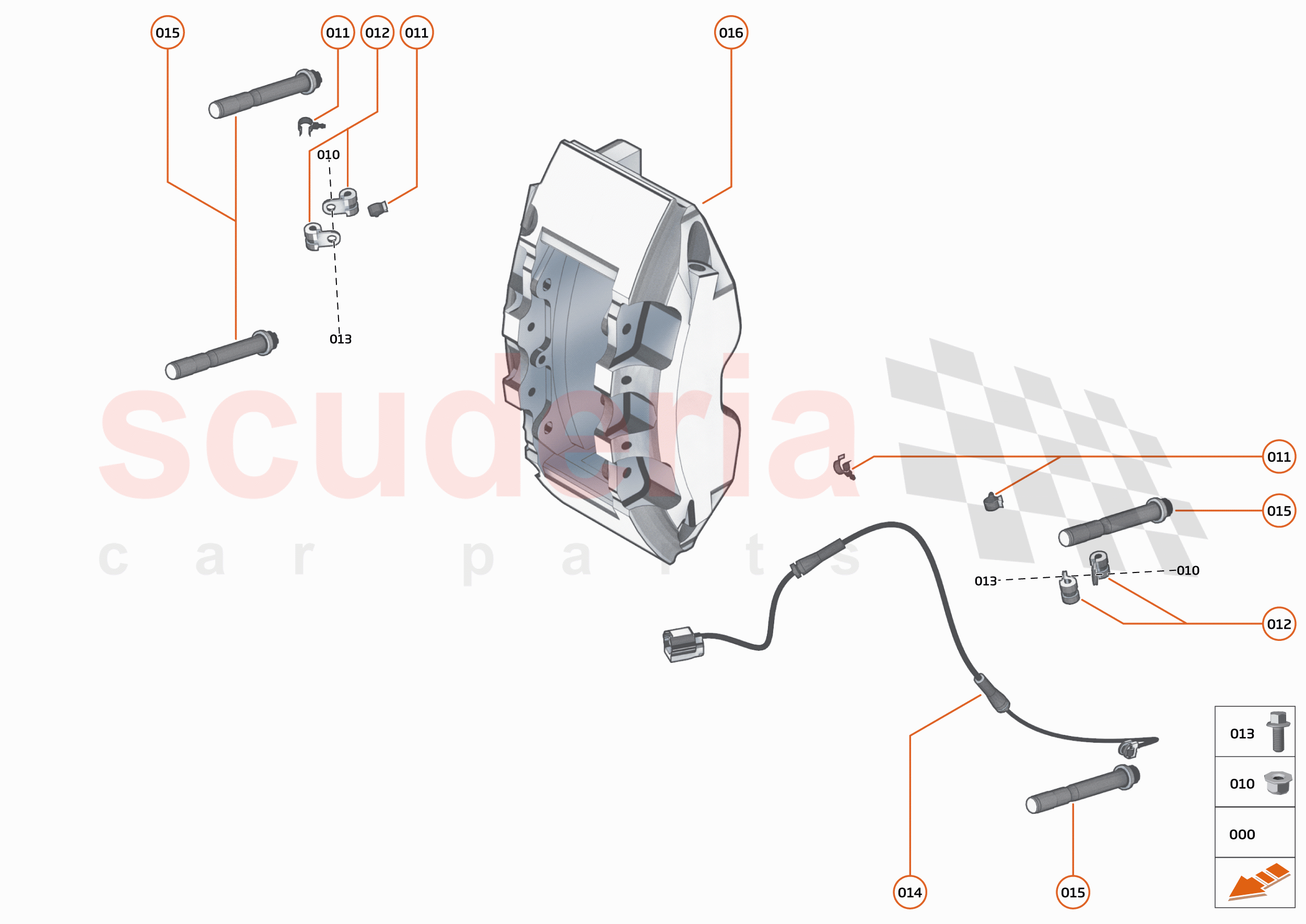 19 - BRAKES - 19.2 - BRAKE CALIPERS FRONT of McLaren McLaren GT
