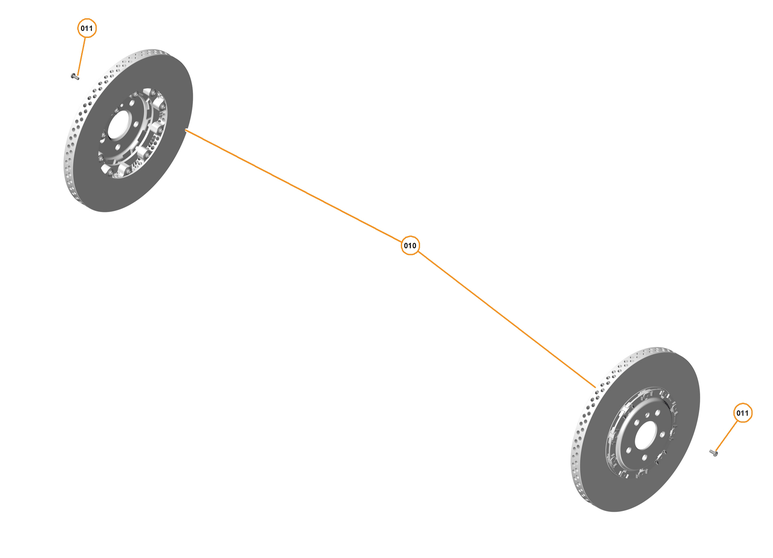 22 - BRAKES - REAR - 22.1 - BRAKE DISCS REAR of McLaren McLaren Ultimate Series McLaren P1 Coupe