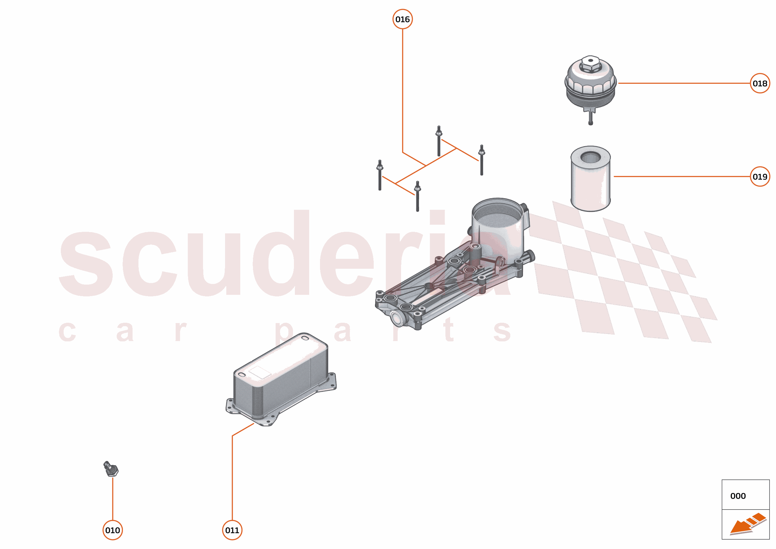 21 - ENGINE - 21.2 - OIL FILTER ASSEMBLY & COOLER of McLaren McLaren Ultimate Series McLaren Elva