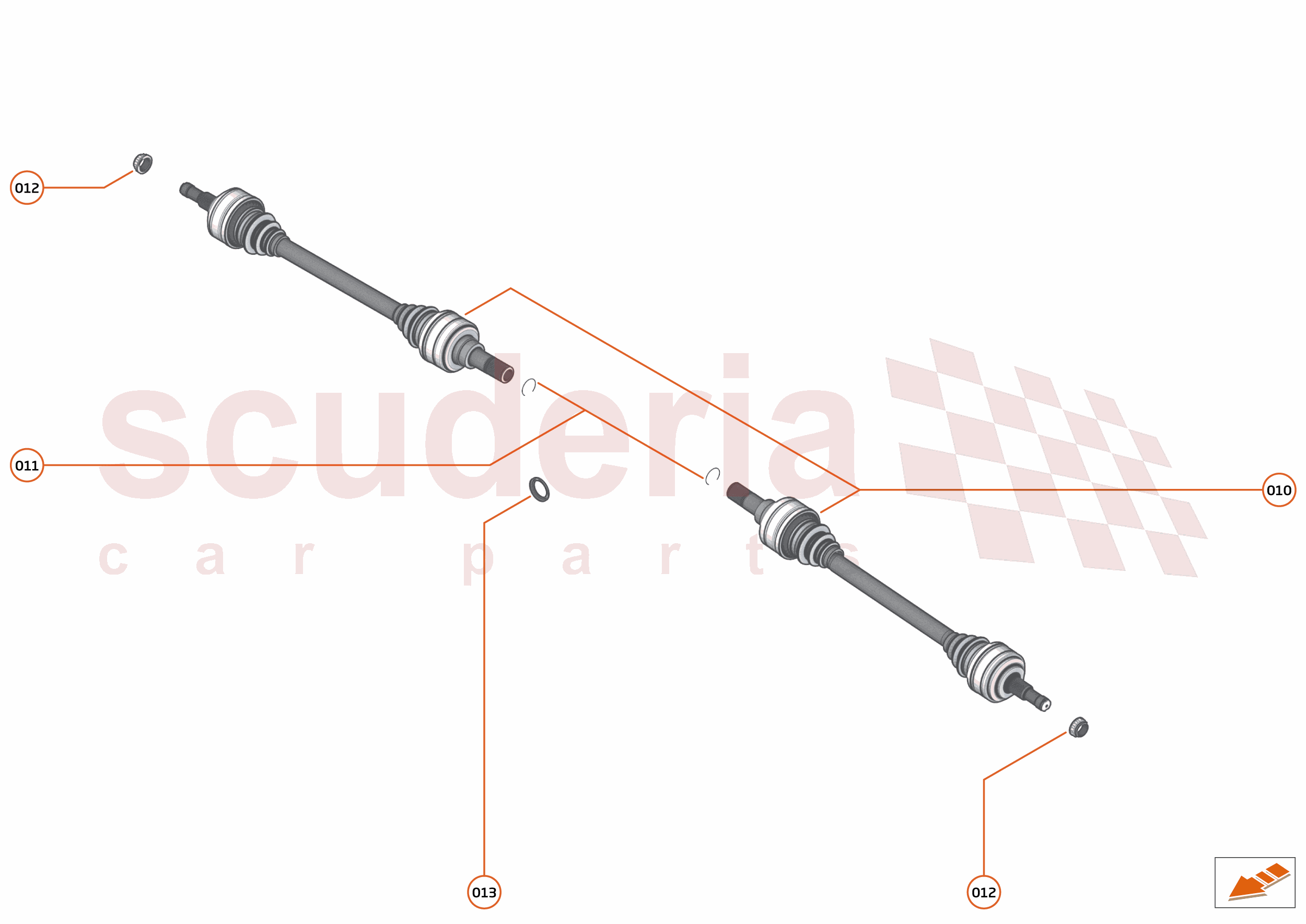 41 - DRIVESHAFTS - 41.1 - DRIVESHAFTS of McLaren McLaren McLaren 600LT Spider