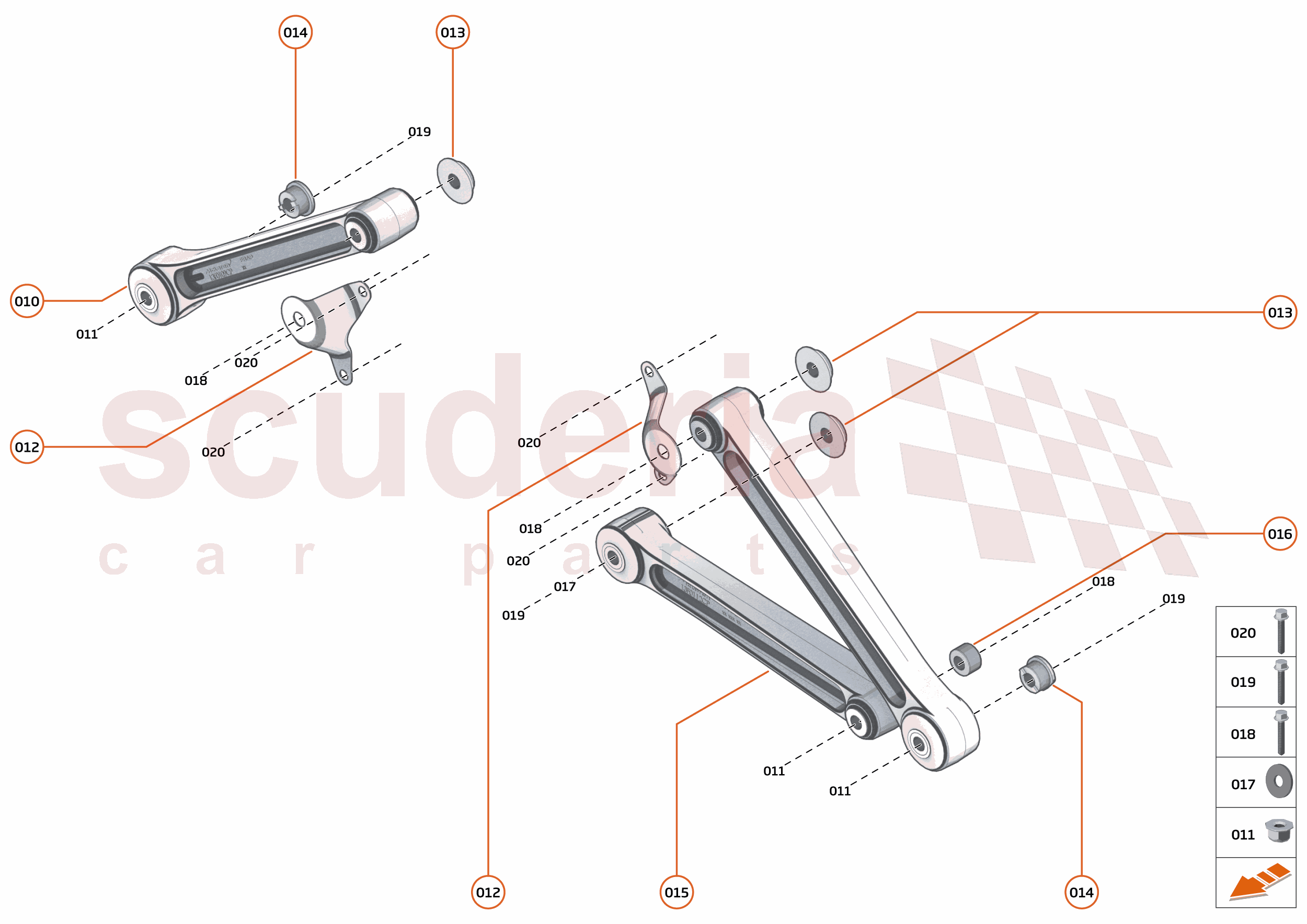 38 - ENGINE MOUNTING - 38.1 - ENGINE MOUNTING SYSTEM of McLaren McLaren McLaren 600LT Spider
