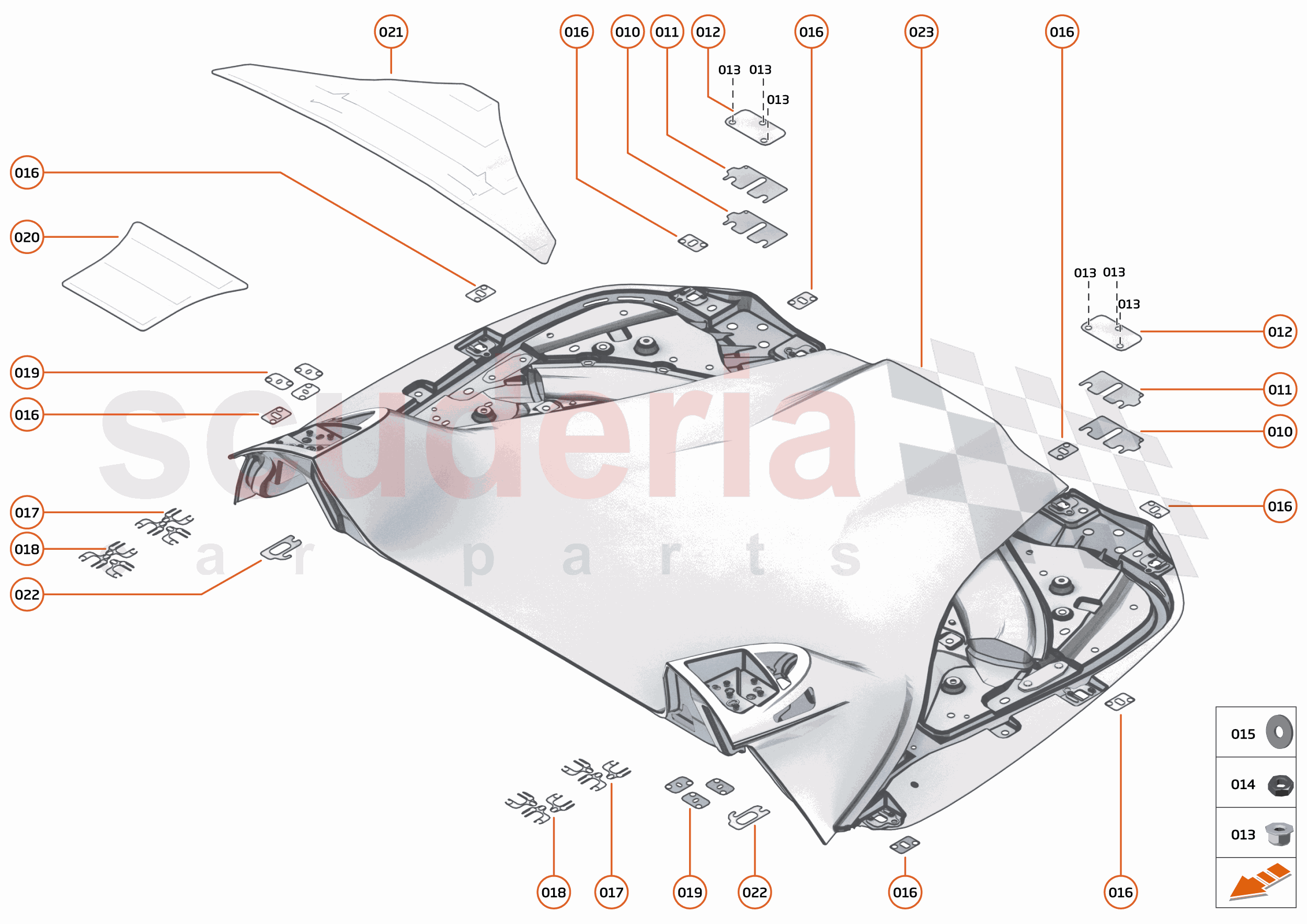 7 - CLOSURES - 7.5 - RHT STRUCTURE of McLaren McLaren McLaren Artura