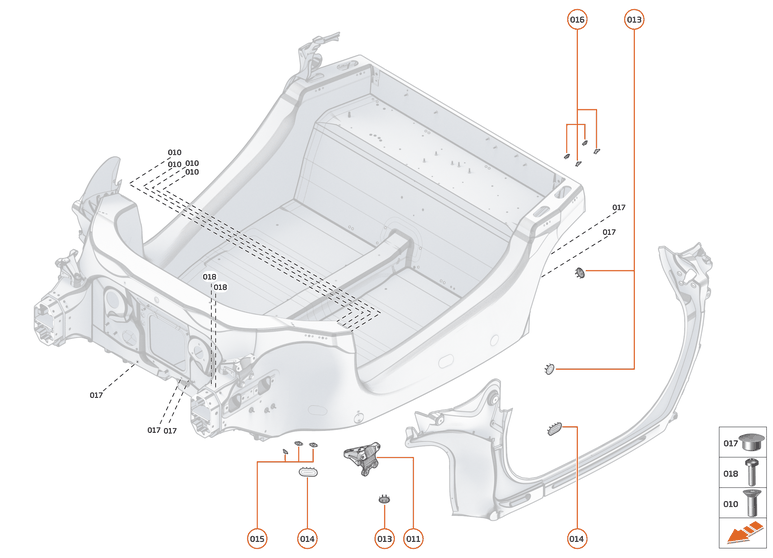 2 - MID STRUCTURES - 2.1 - MONOCOQUE of McLaren McLaren Ultimate Series McLaren Senna