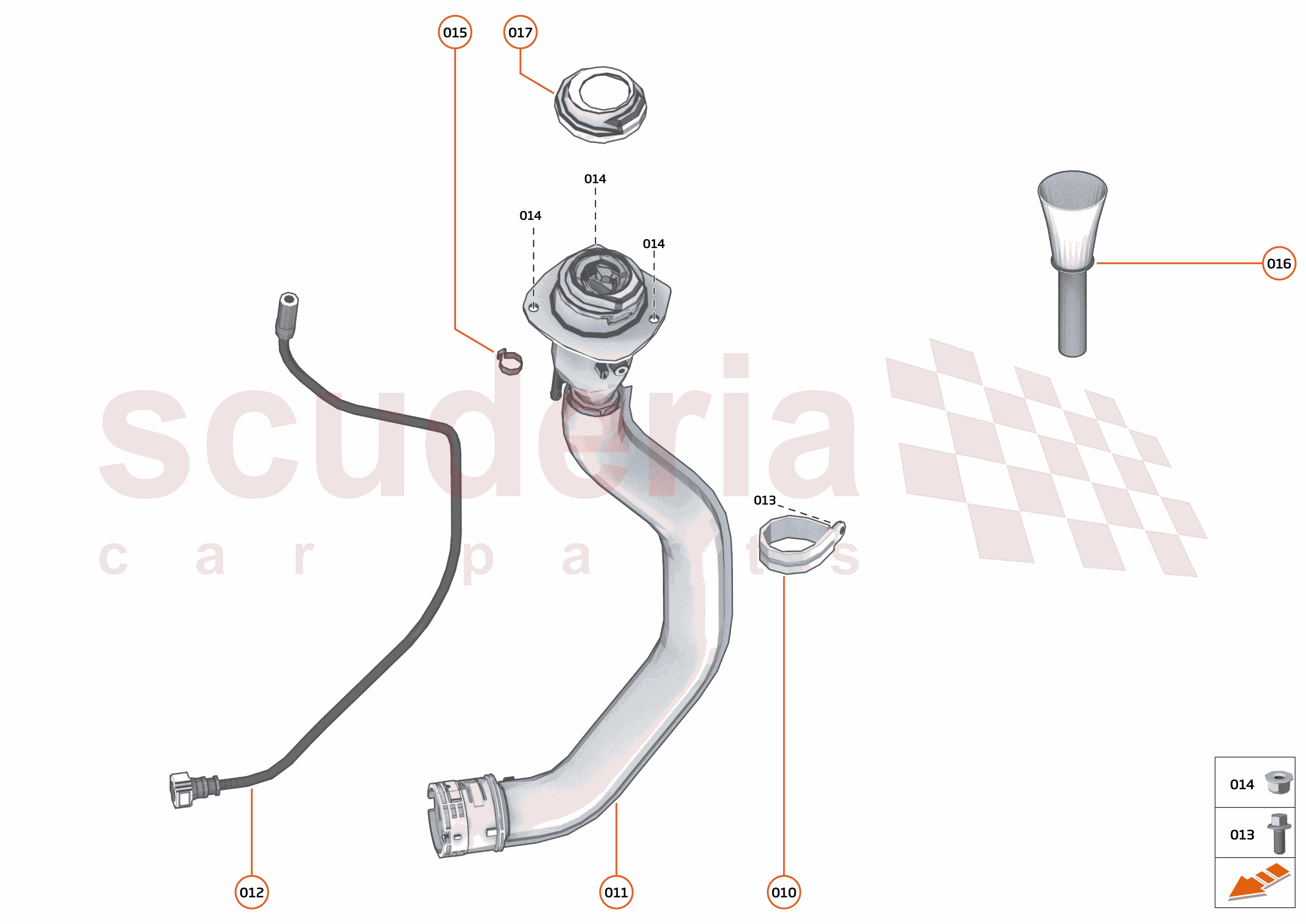 30 - FUEL SYSTEM - 30.3 - FUEL FILLER NECK of McLaren McLaren Ultimate Series McLaren Elva