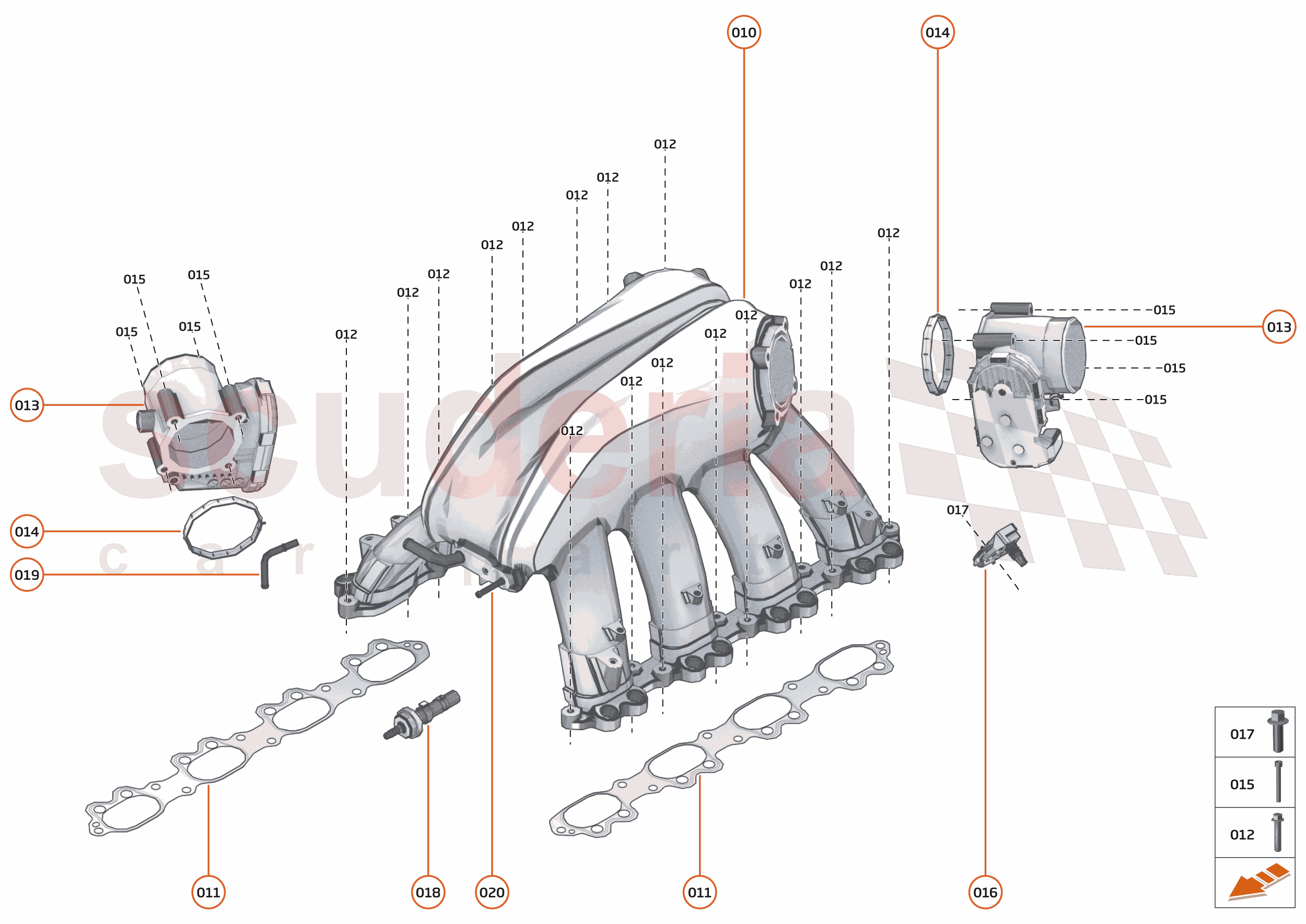 21 - ENGINE - 21.3 - INLET MANIFOLD of McLaren McLaren Ultimate Series McLaren Elva