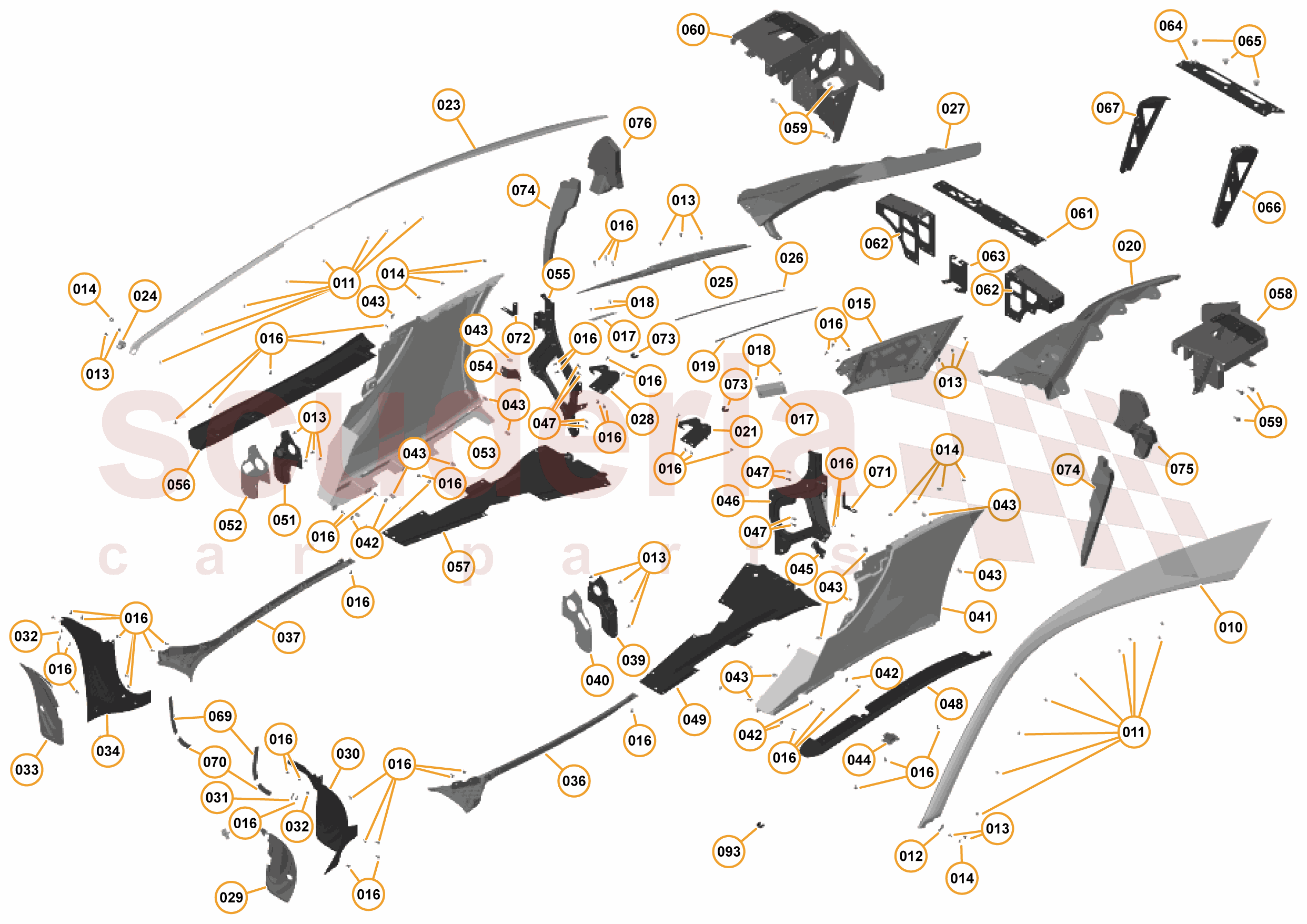 5 - PANELS - 5.3 - BODYSIDE ASSEMBLED of McLaren McLaren McLaren 540C Coupe