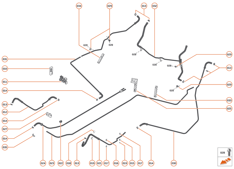 31 - COOLING SYSTEM - 31.4 - LOW TEMPERATURE CIRCUIT & PIPES of McLaren McLaren Ultimate Series McLaren Senna