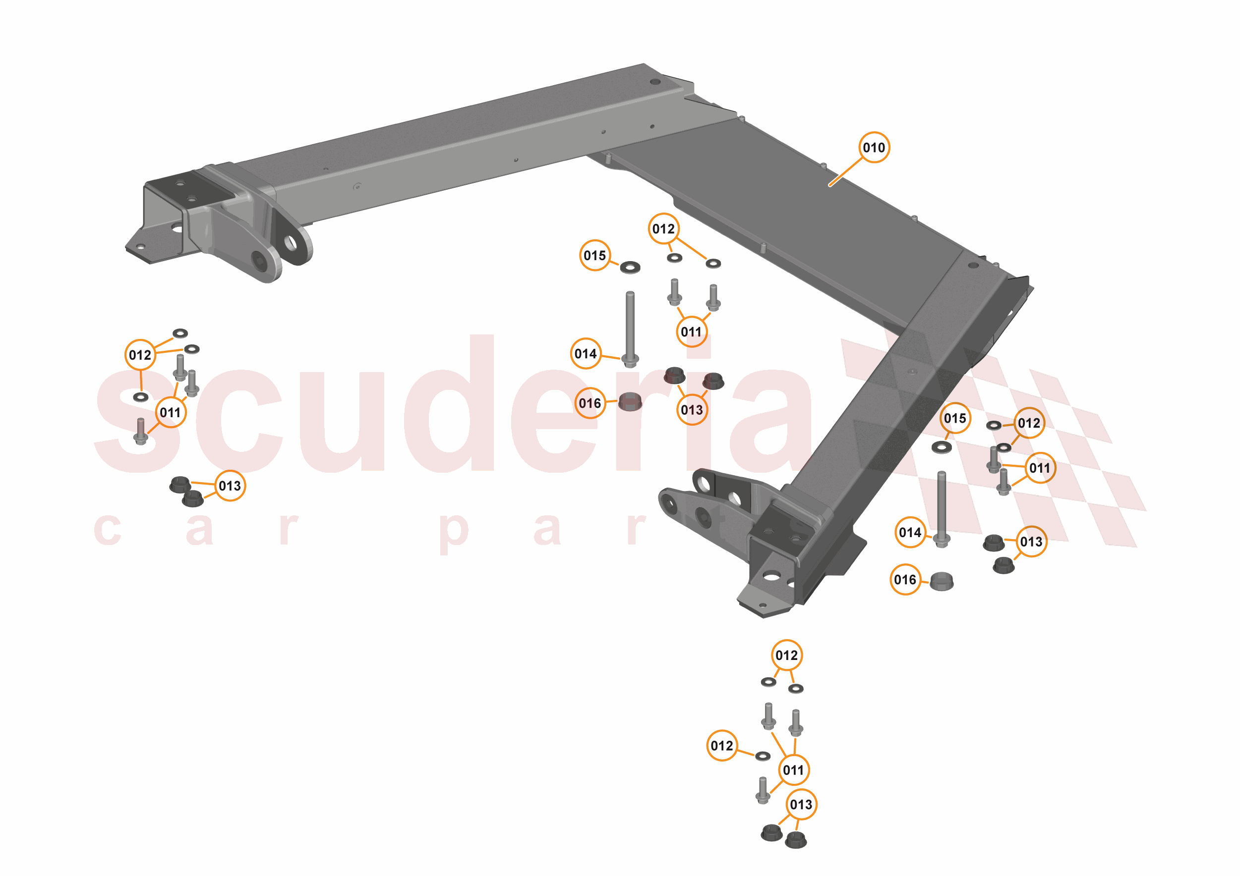 3 - REAR STRUCTURES - 3.3 - ENGINE CRADLE of McLaren McLaren McLaren 720S Coupe