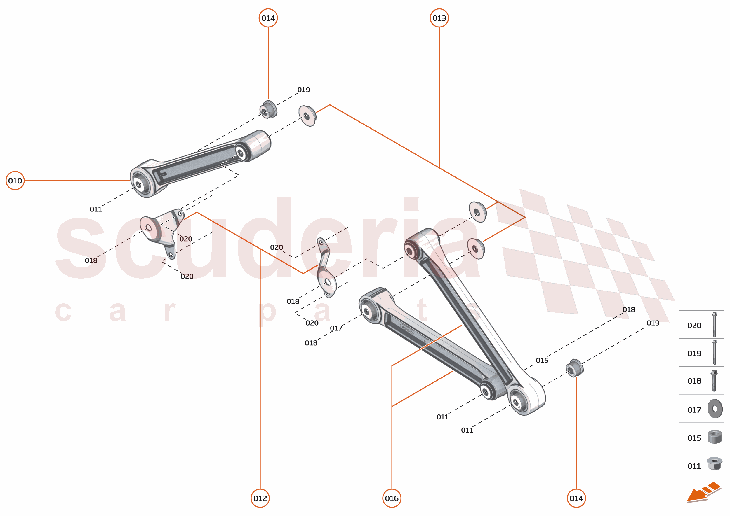 21 - POWERTRAIN MOUNTING SYSTEM - 21.1 - REAR AXLE MOUNTING SYSTEM of McLaren McLaren Ultimate Series McLaren Senna