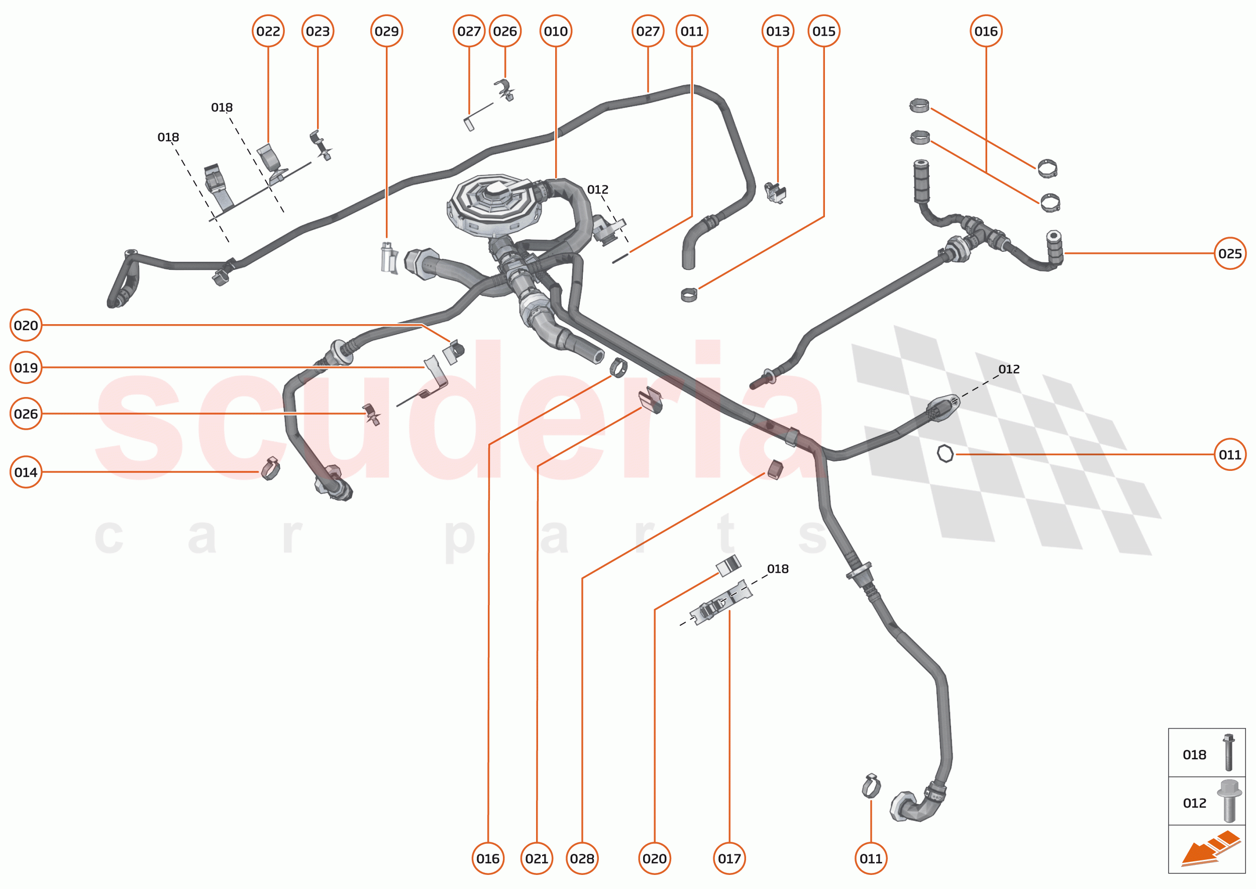 23 - ENGINE - 23.7 - BREATHER ASSEMBLY AND FUEL PURGE of McLaren McLaren Senna GTR