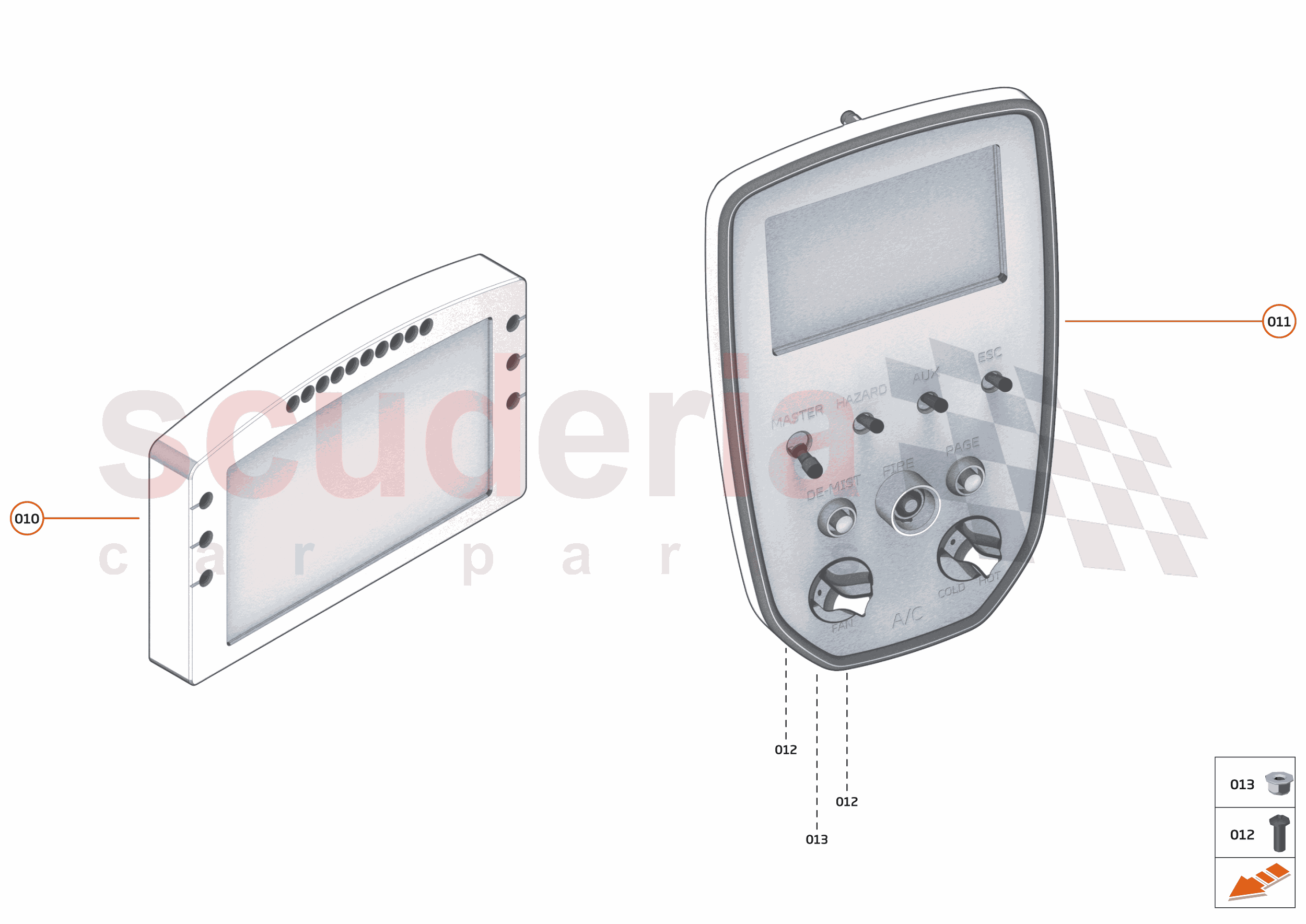 38 - ELECTRICAL SYSTEMS - 38.8 - INSTRUMENT CLUSTER AND DISPLAYS of McLaren McLaren Ultimate Series McLaren Senna GTR
