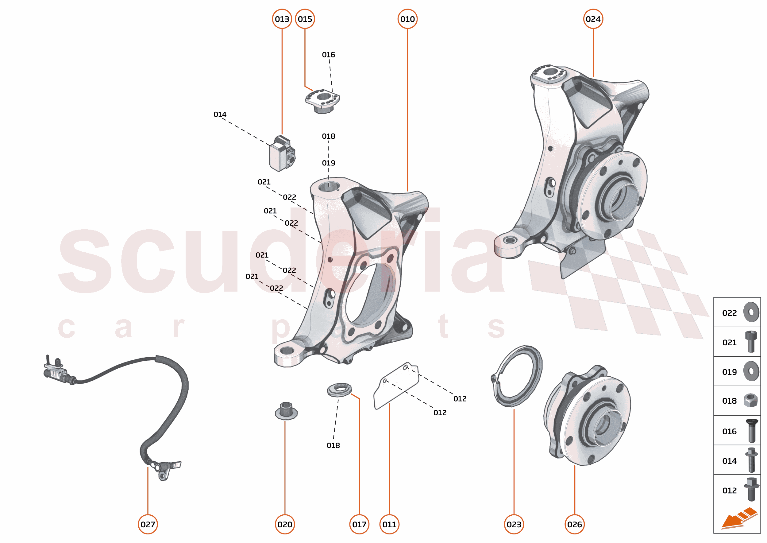 18 - SUSPENSION - FRONT - 18.2 - UPRIGHTS FRONT of McLaren McLaren McLaren 765LT