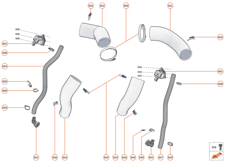 28 - AIR INDUCTION SYSTEMS - AIS - 28.2 - AIS - HIGH PRESSURE SYSTEM of McLaren McLaren Ultimate Series McLaren Senna GTR