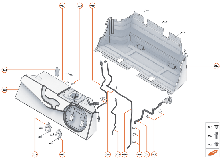30 - FUEL SYSTEM - 30.1 - FUEL TANK of McLaren McLaren Ultimate Series McLaren Senna GTR