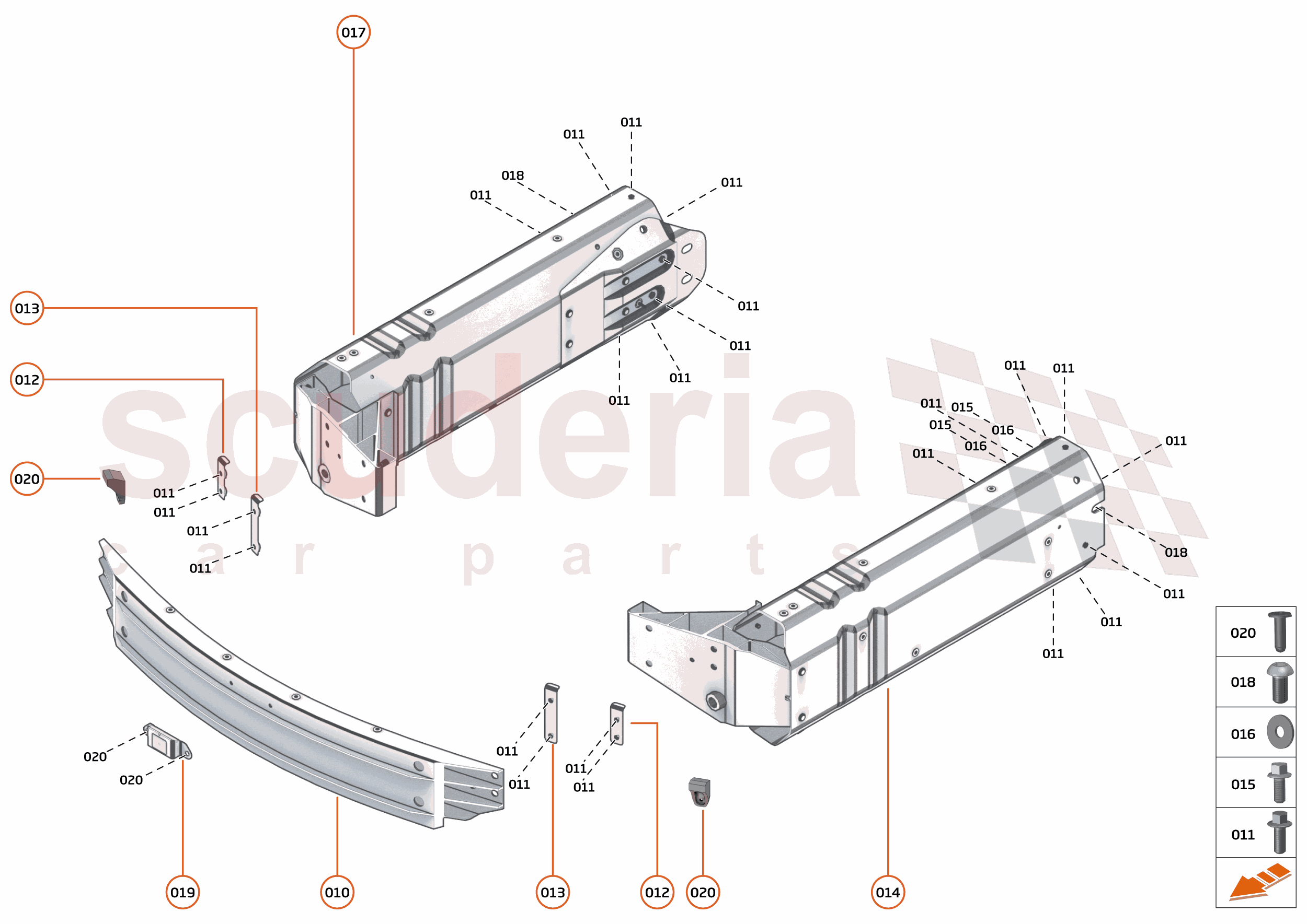 1 - FRONT STRUCTURES - 1.1 - FRONT CRASH STRUCTURE of McLaren McLaren Ultimate Series McLaren Elva