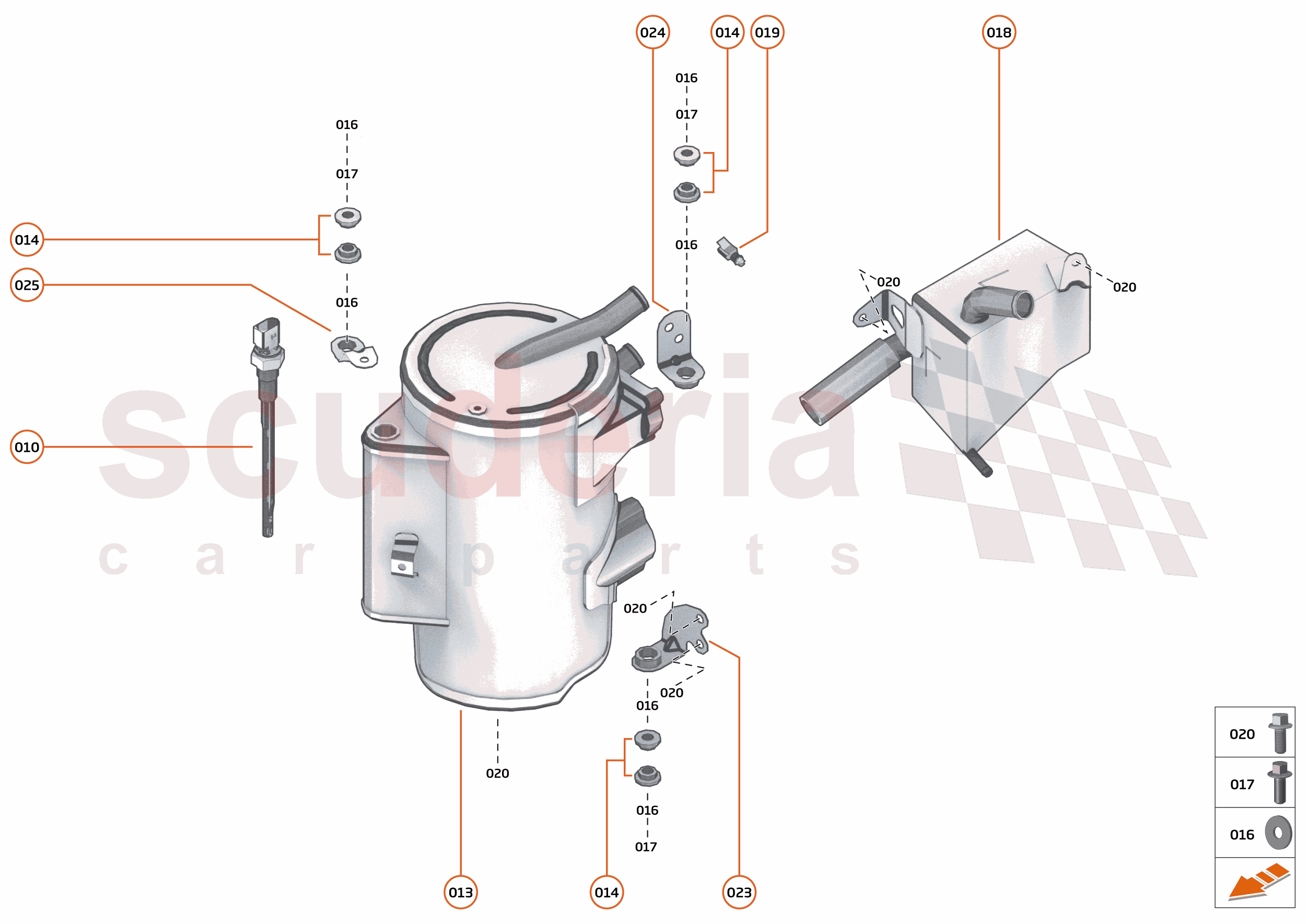 23 - LUBRICATION SYSTEM OFF - ENGINE - 23.1 - ENGINE OIL TANK of McLaren McLaren Ultimate Series McLaren Elva