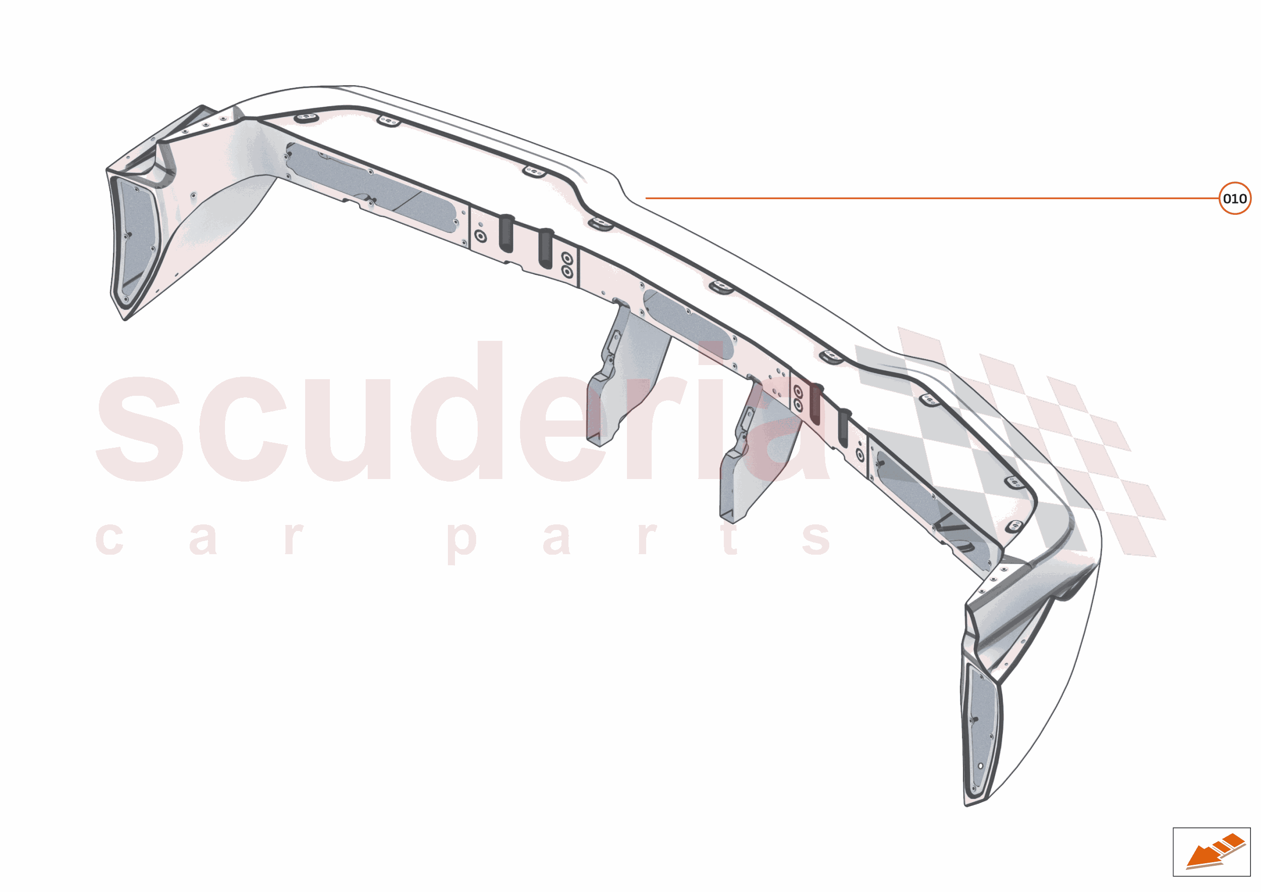11 - EXTERIOR ORNAMENTATION - 11.8 - REAR BUMPER of McLaren McLaren Ultimate Series McLaren Senna
